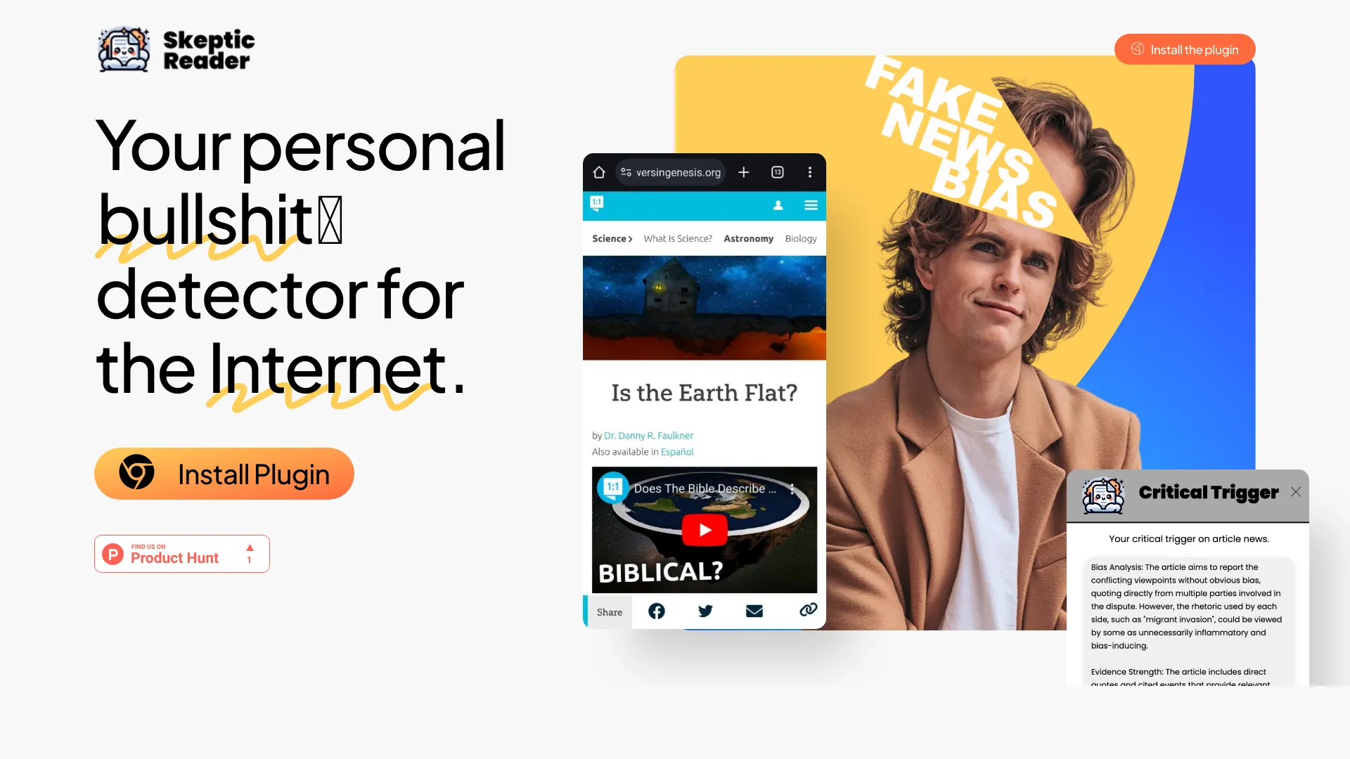 Skeptic Reader网页截图,Skeptic Reader网页快照