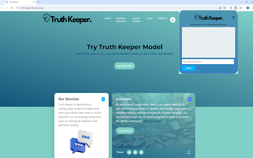 Truth Keeper网页截图,Truth Keeper网页快照