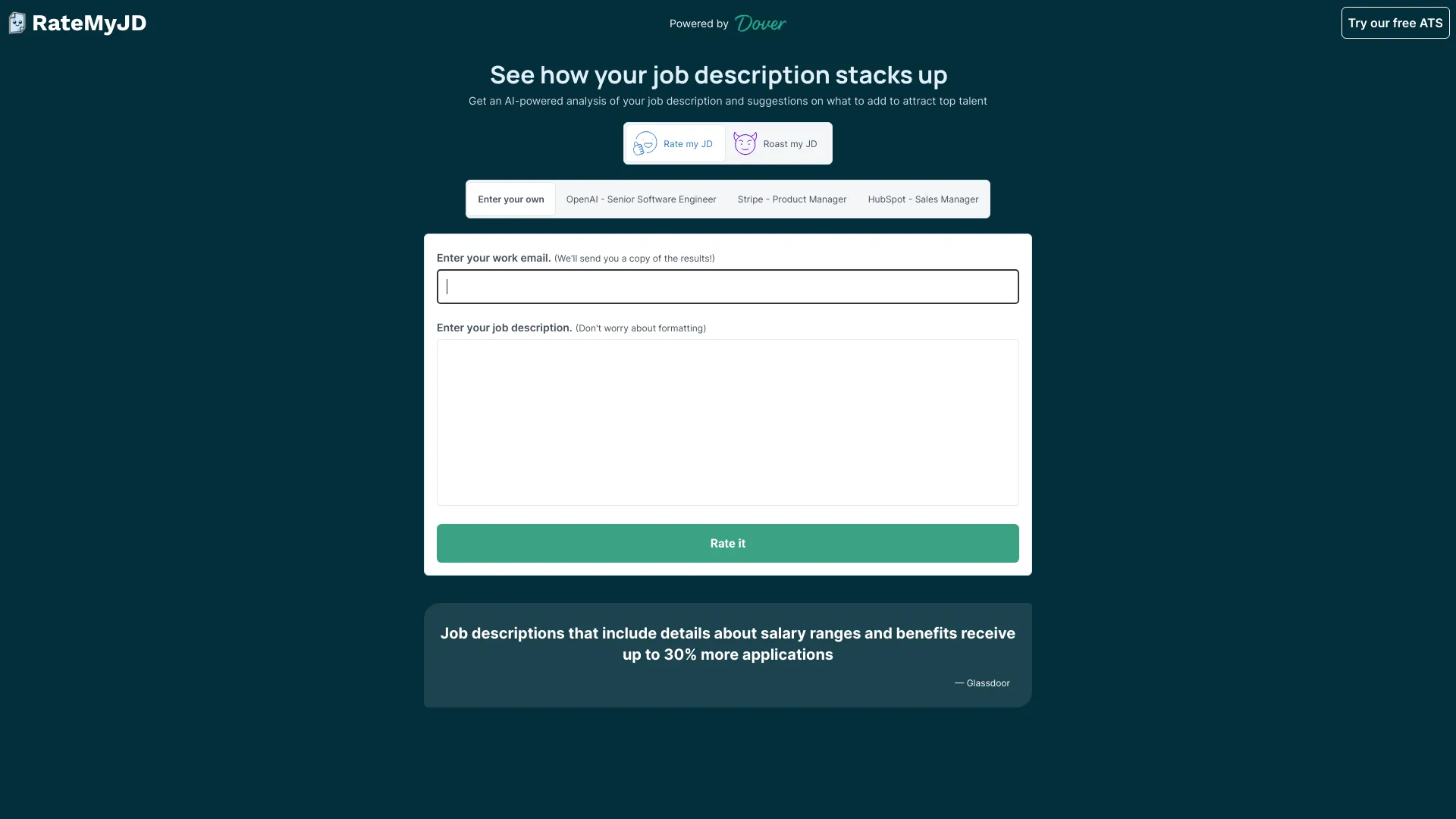 RateMyJD by Dover网页截图,RateMyJD by Dover网页快照