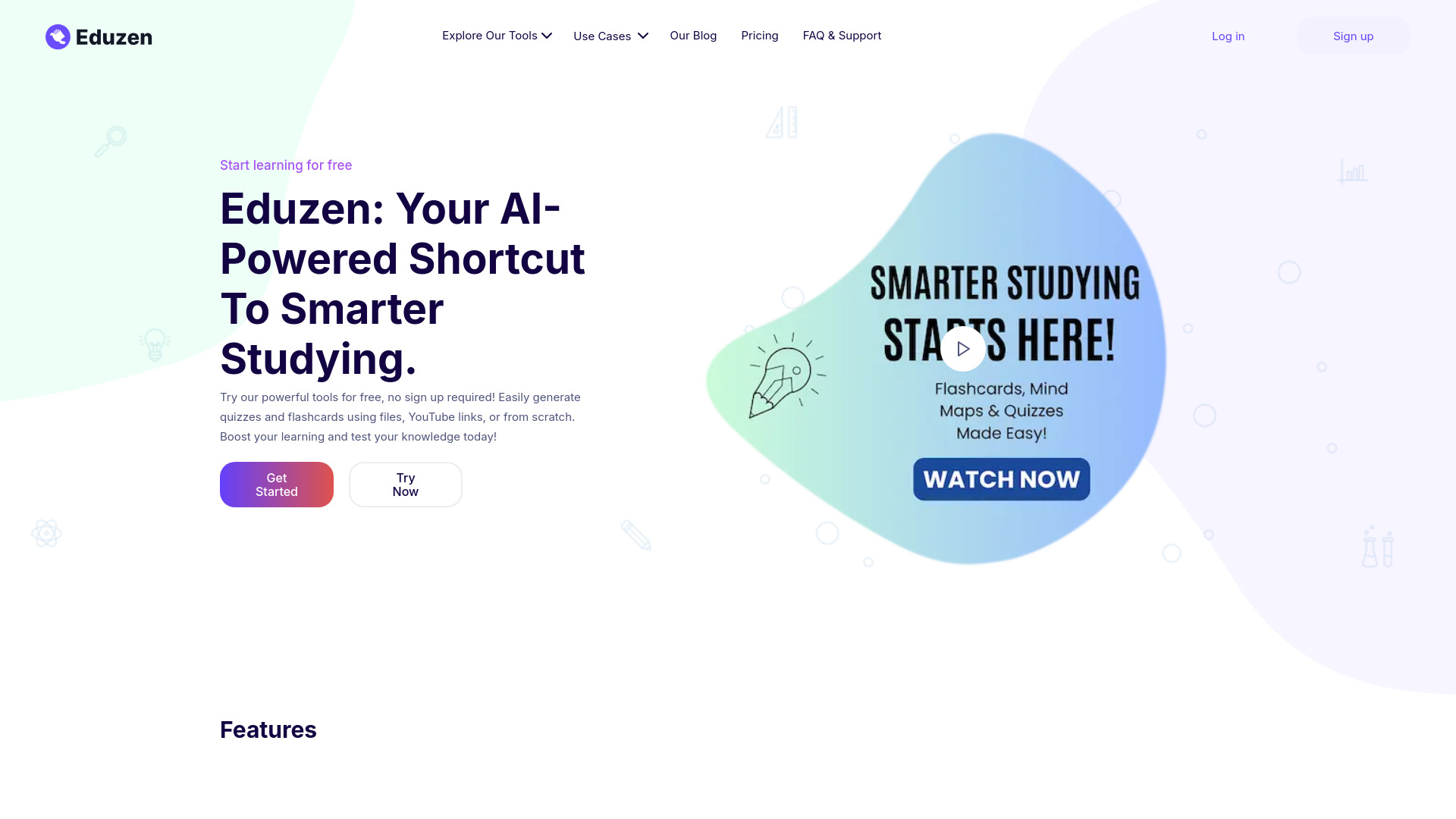 Eduzen.ai网页截图,Eduzen.ai网页快照