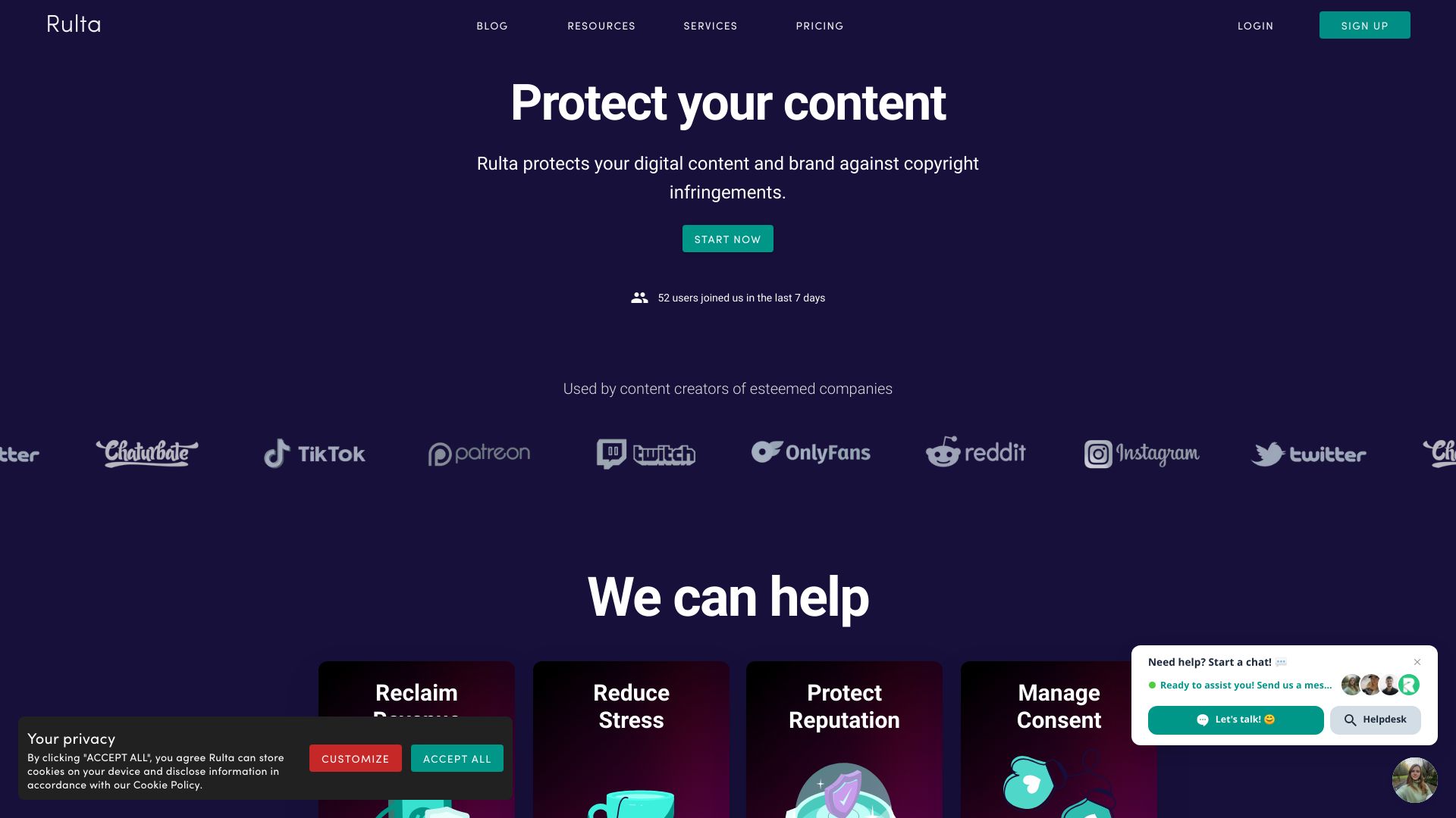 Rulta网页截图,Rulta网页快照