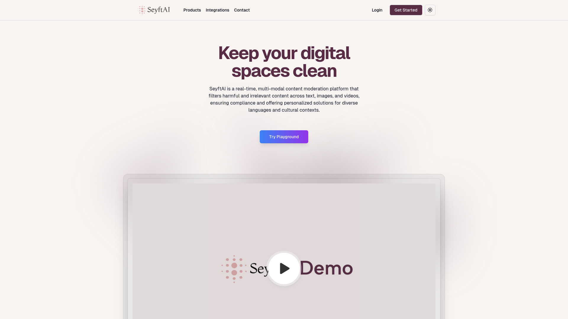 SeyftAI网页截图,SeyftAI网页快照