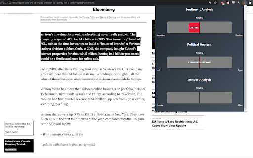 Text Bias Analysis网页截图,Text Bias Analysis网页快照