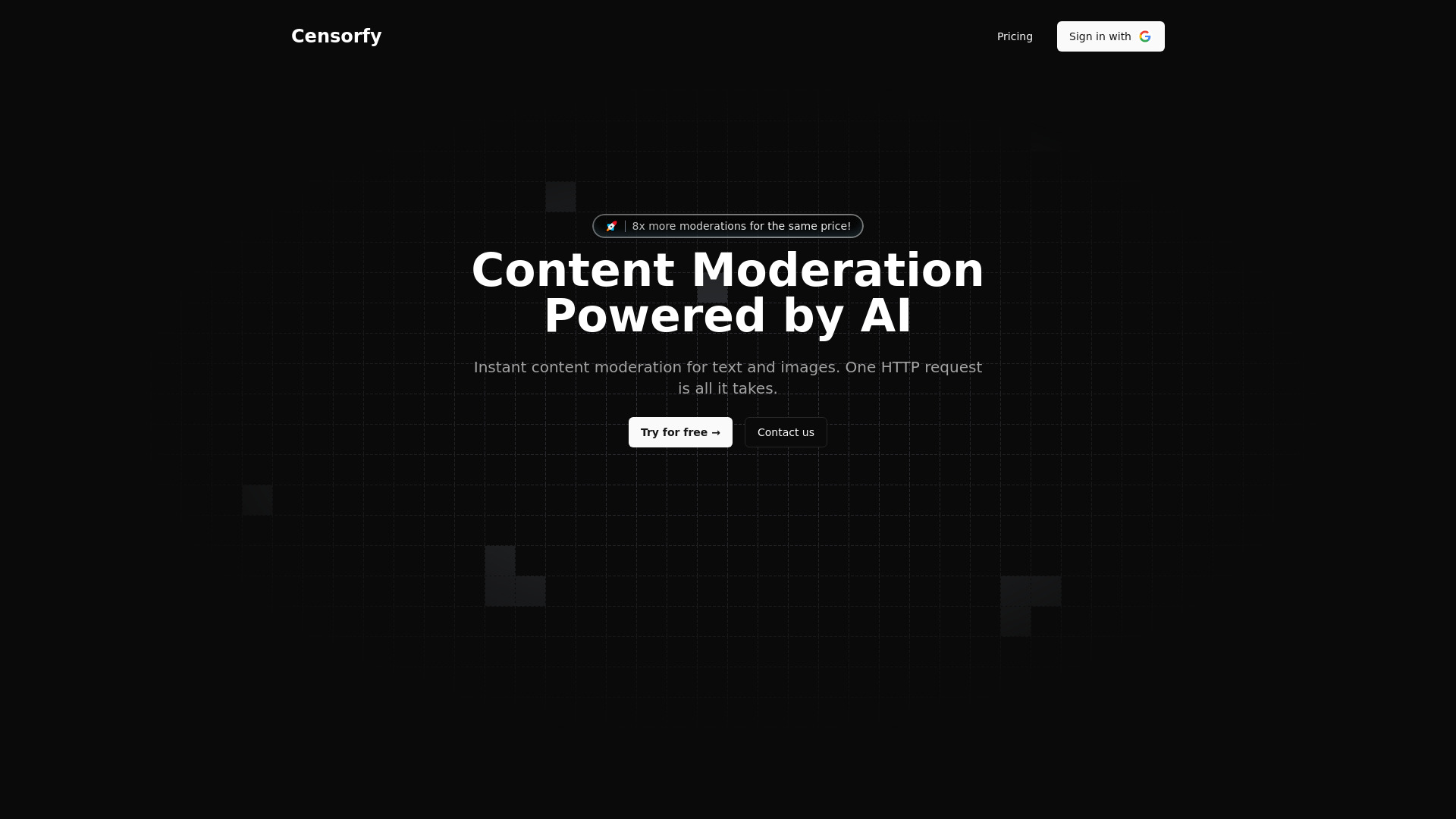 Censorfy – AI Content Moderation网页截图,Censorfy – AI Content Moderation网页快照