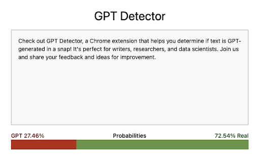 GPT Detector by AE Studio网页截图,GPT Detector by AE Studio网页快照
