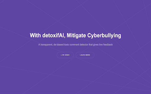 detoxifAI Toxic Comment Blocker网页截图,detoxifAI Toxic Comment Blocker网页快照