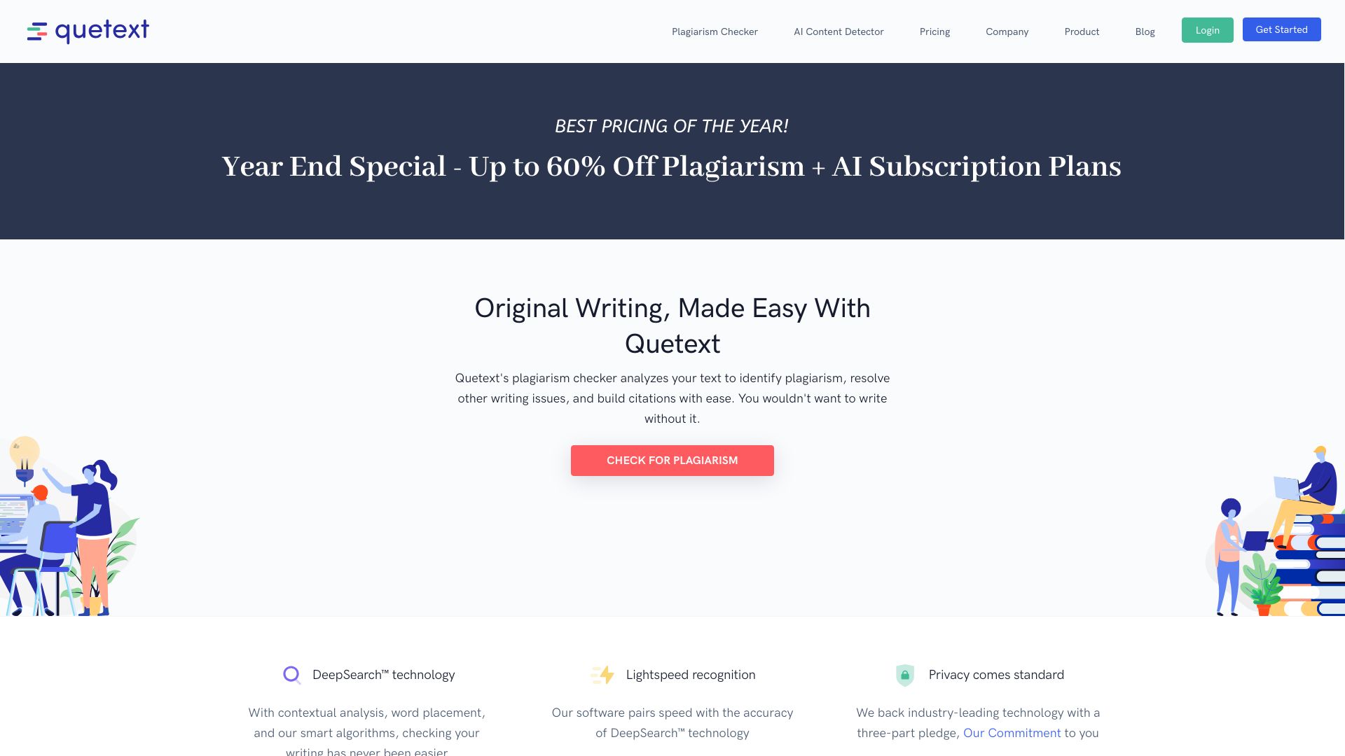Quetext网页截图,Quetext网页快照