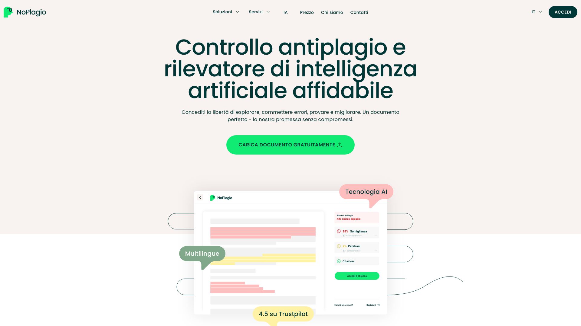 NoPlagio网页截图,NoPlagio网页快照