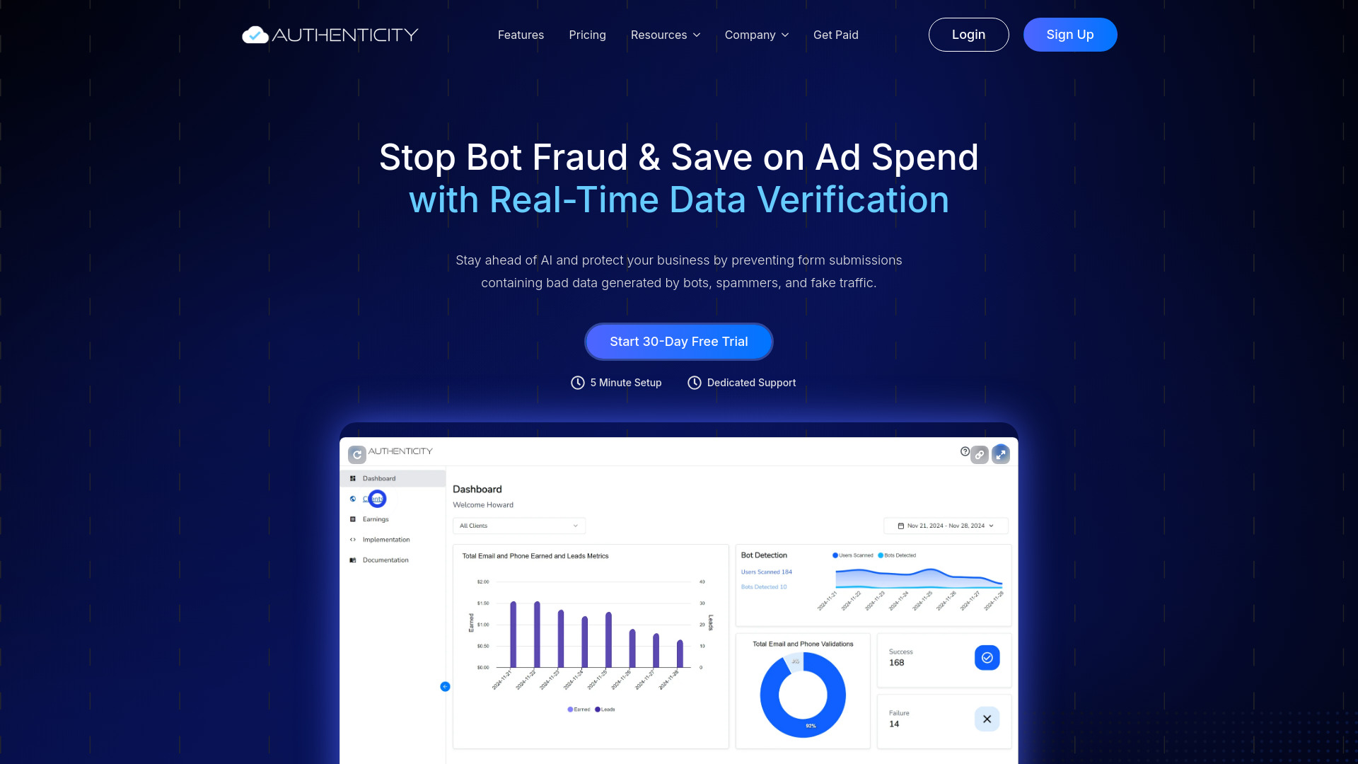 Authenticity Leads网页截图,Authenticity Leads网页快照