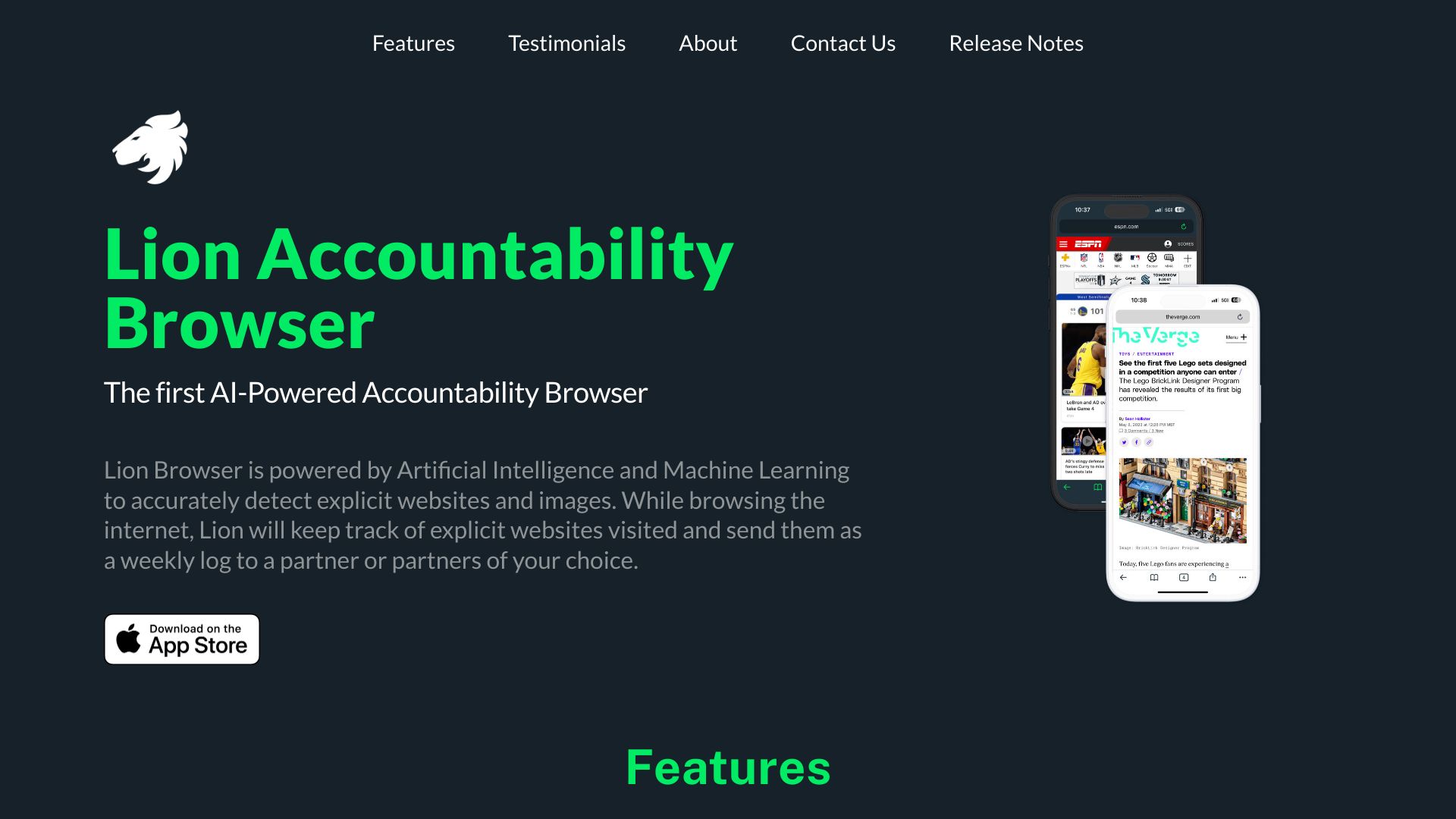 Lion Accountability Browser网页截图,Lion Accountability Browser网页快照