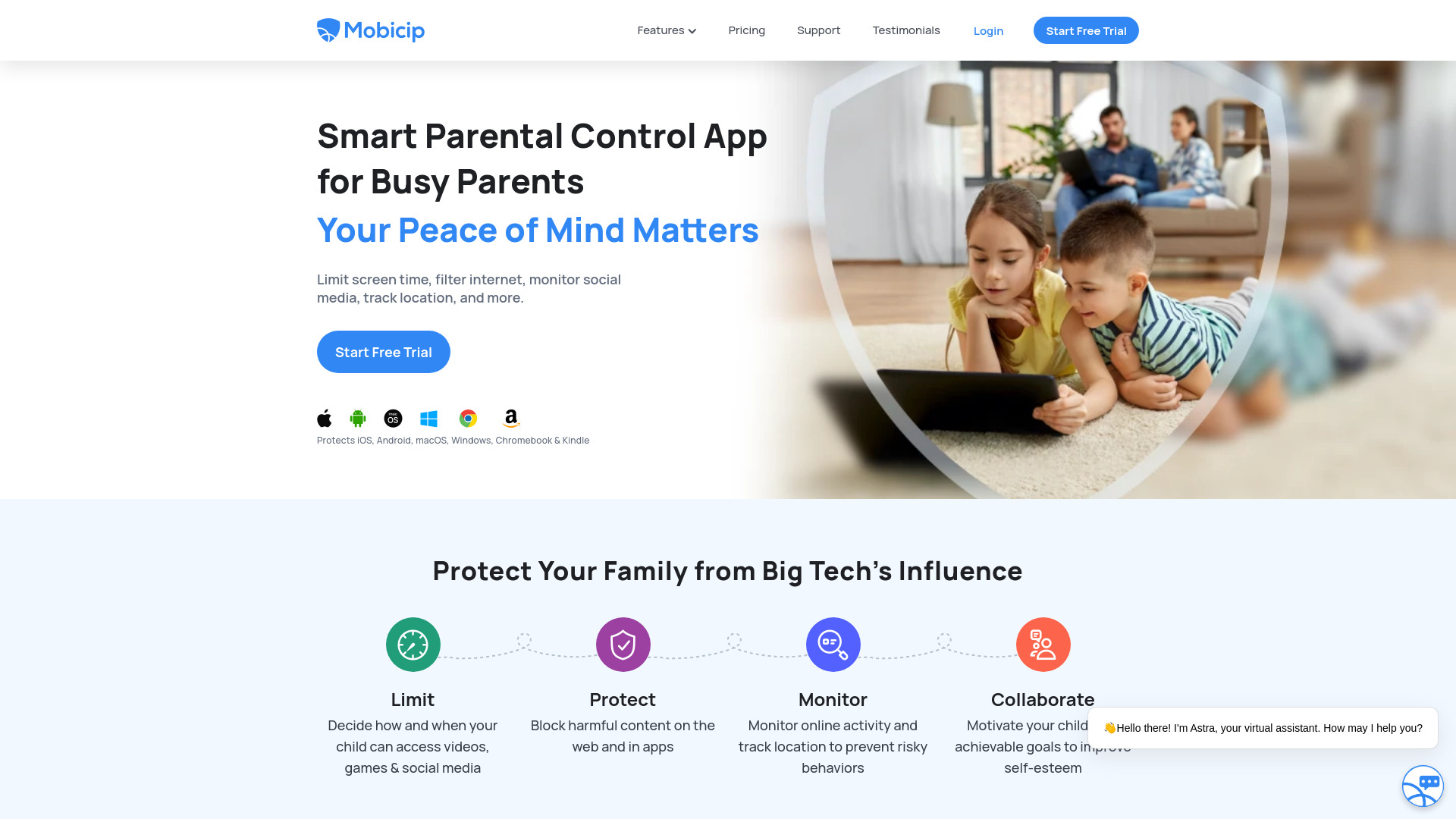 Mobicip网页截图,Mobicip网页快照