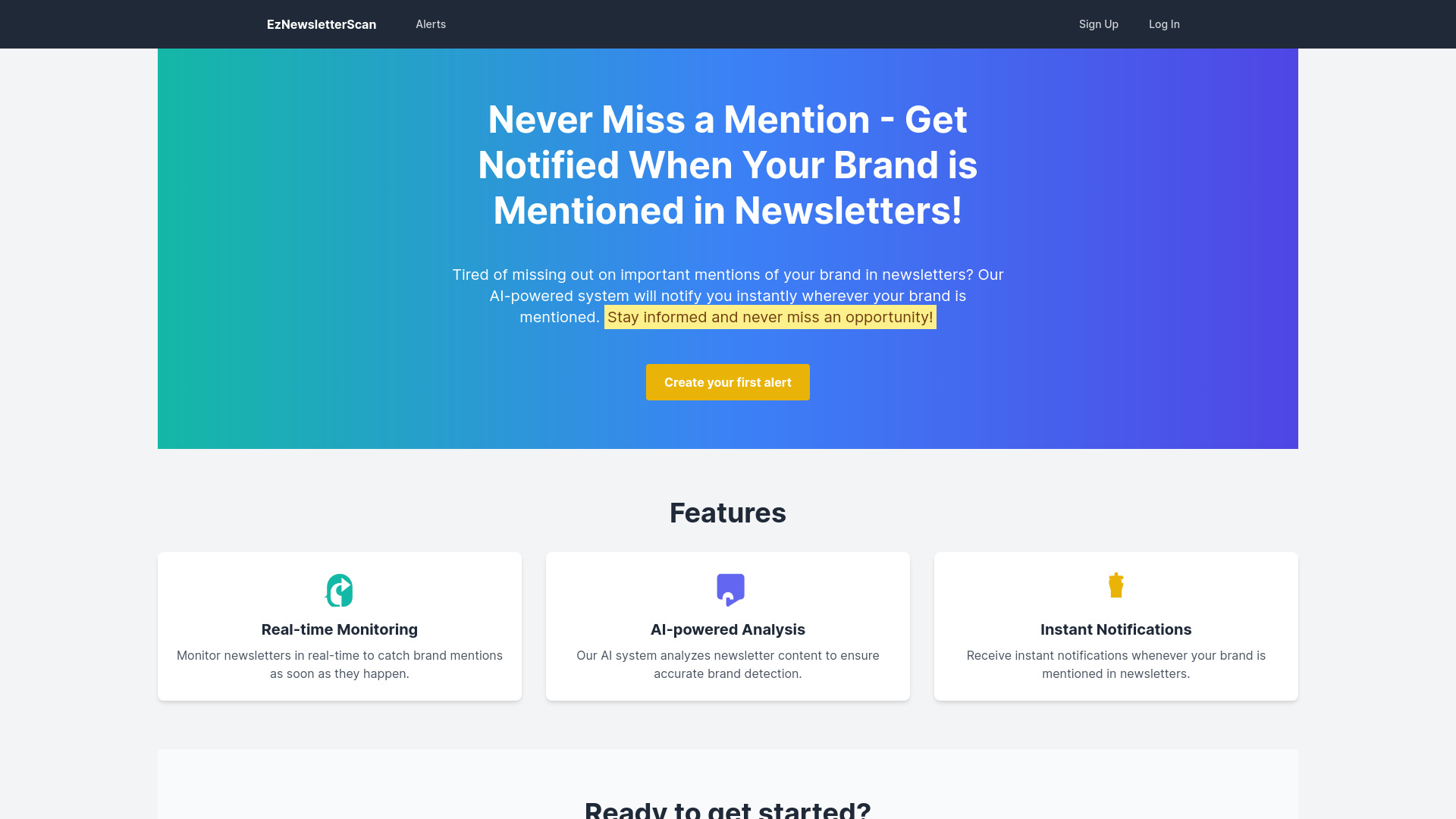 EzNewsletterScan网页截图,EzNewsletterScan网页快照