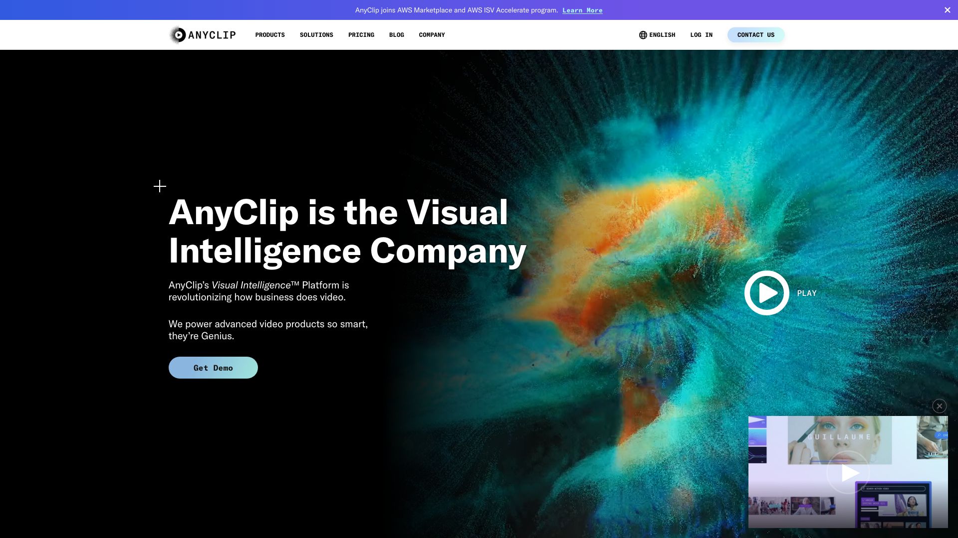 AnyClip, The Genius Platform网页截图,AnyClip, The Genius Platform网页快照