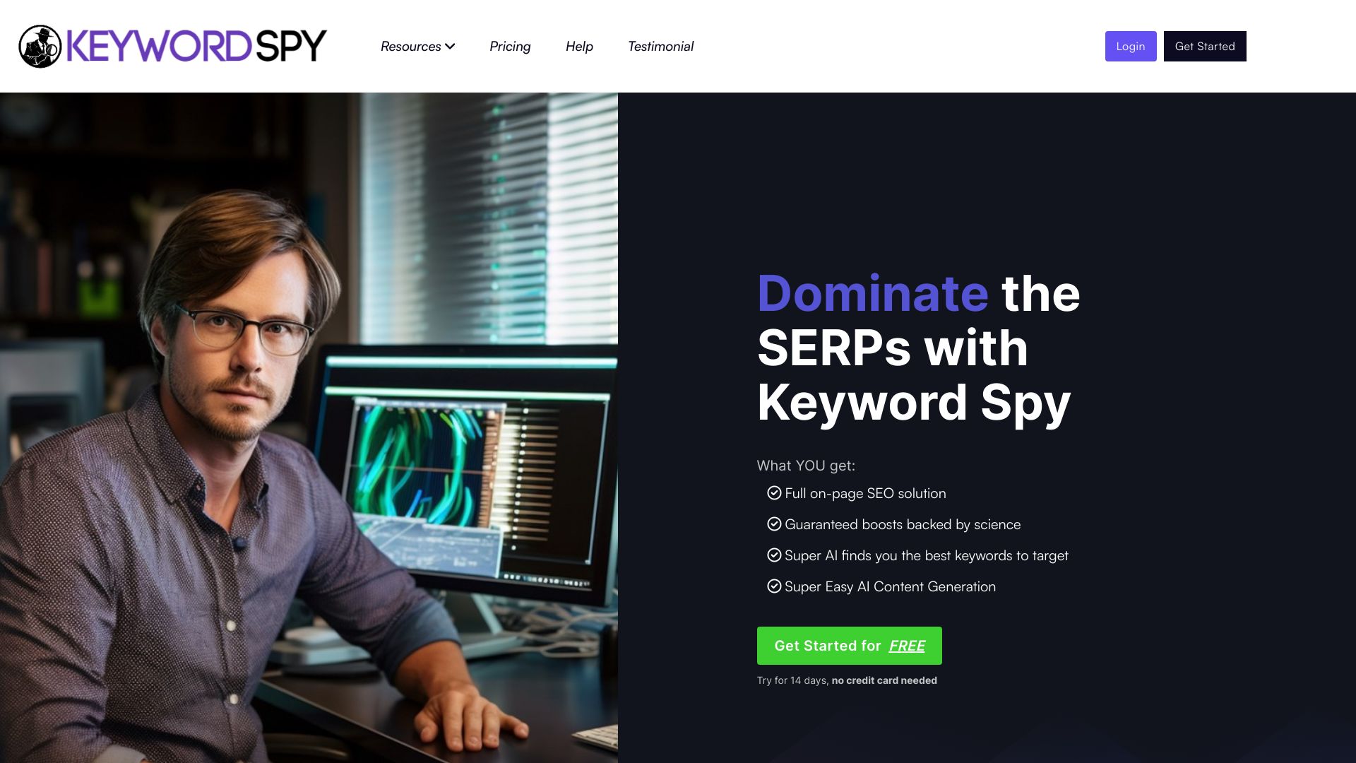 Keyword Spy网页截图,Keyword Spy网页快照