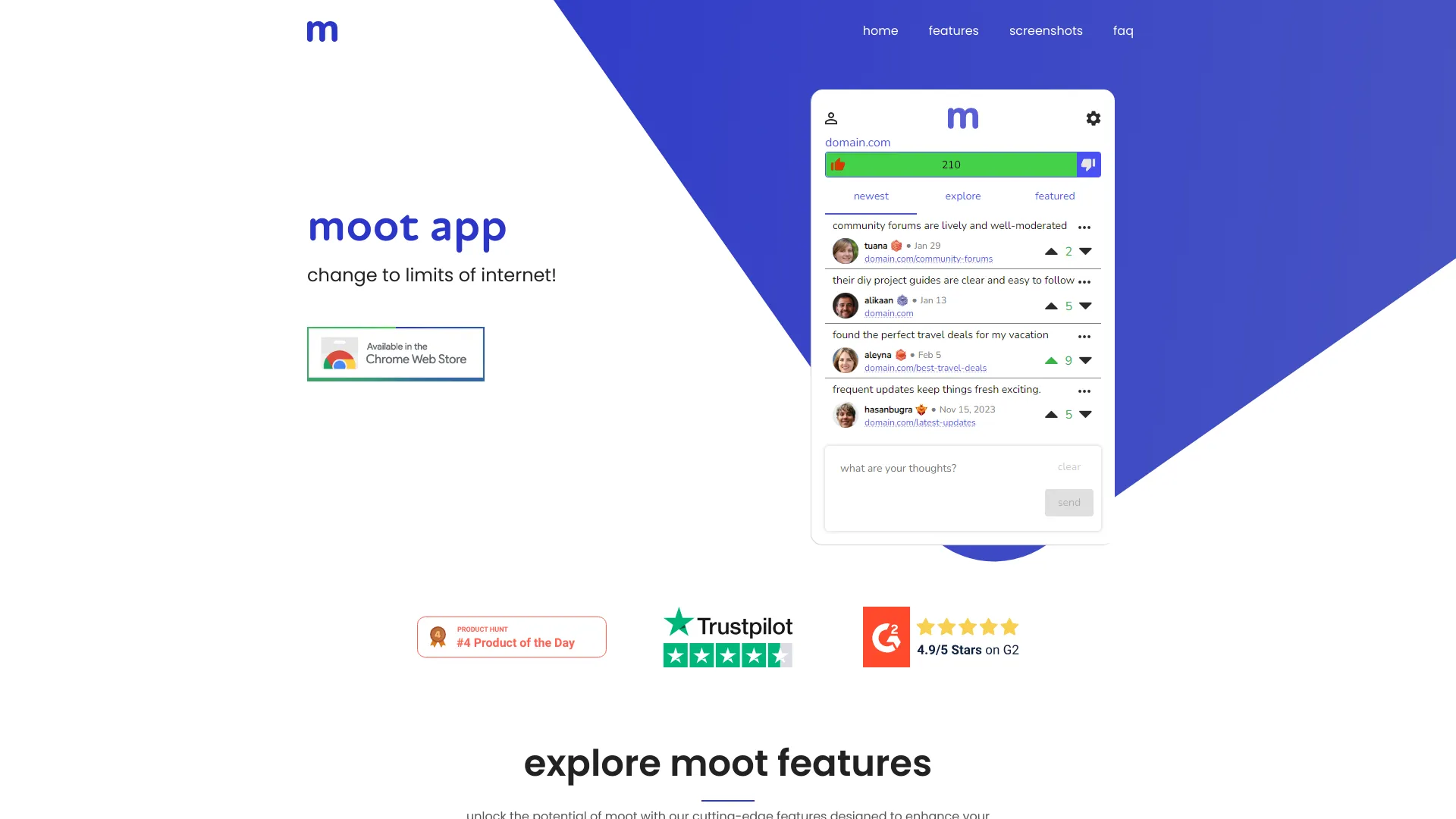 moot app网页截图,moot app网页快照