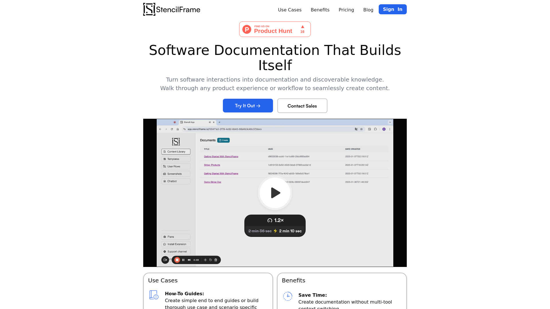 StencilFrame网页截图,StencilFrame网页快照