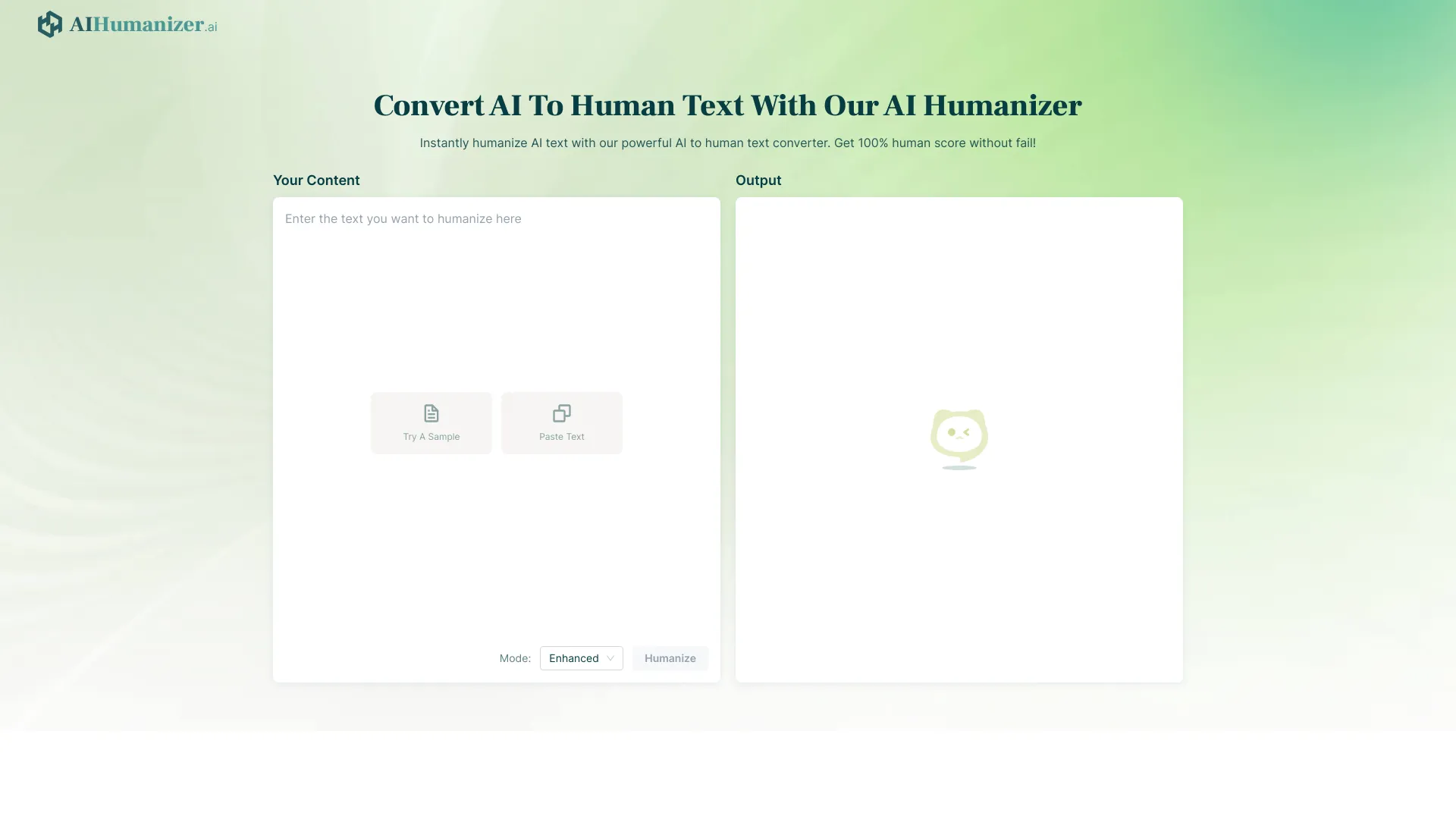 Humanizer AI网页截图,Humanizer AI网页快照
