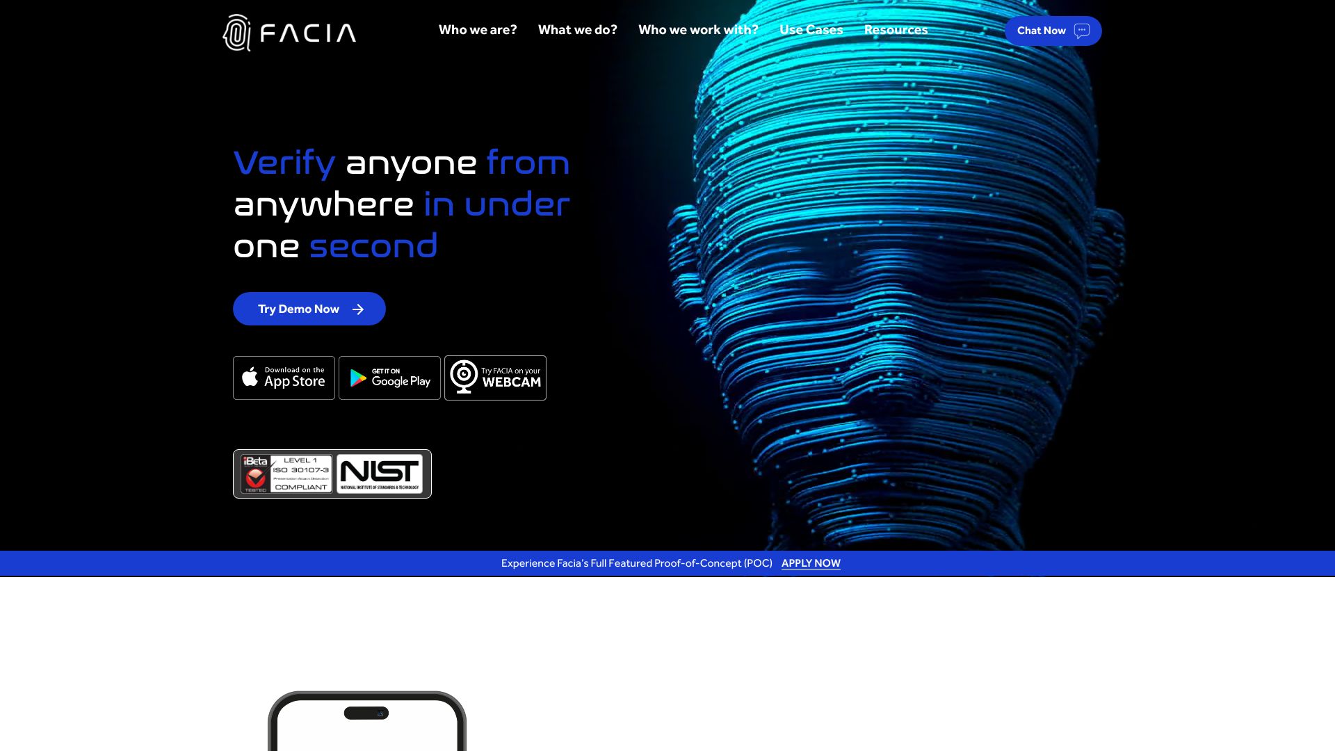 Facia网页截图,Facia网页快照