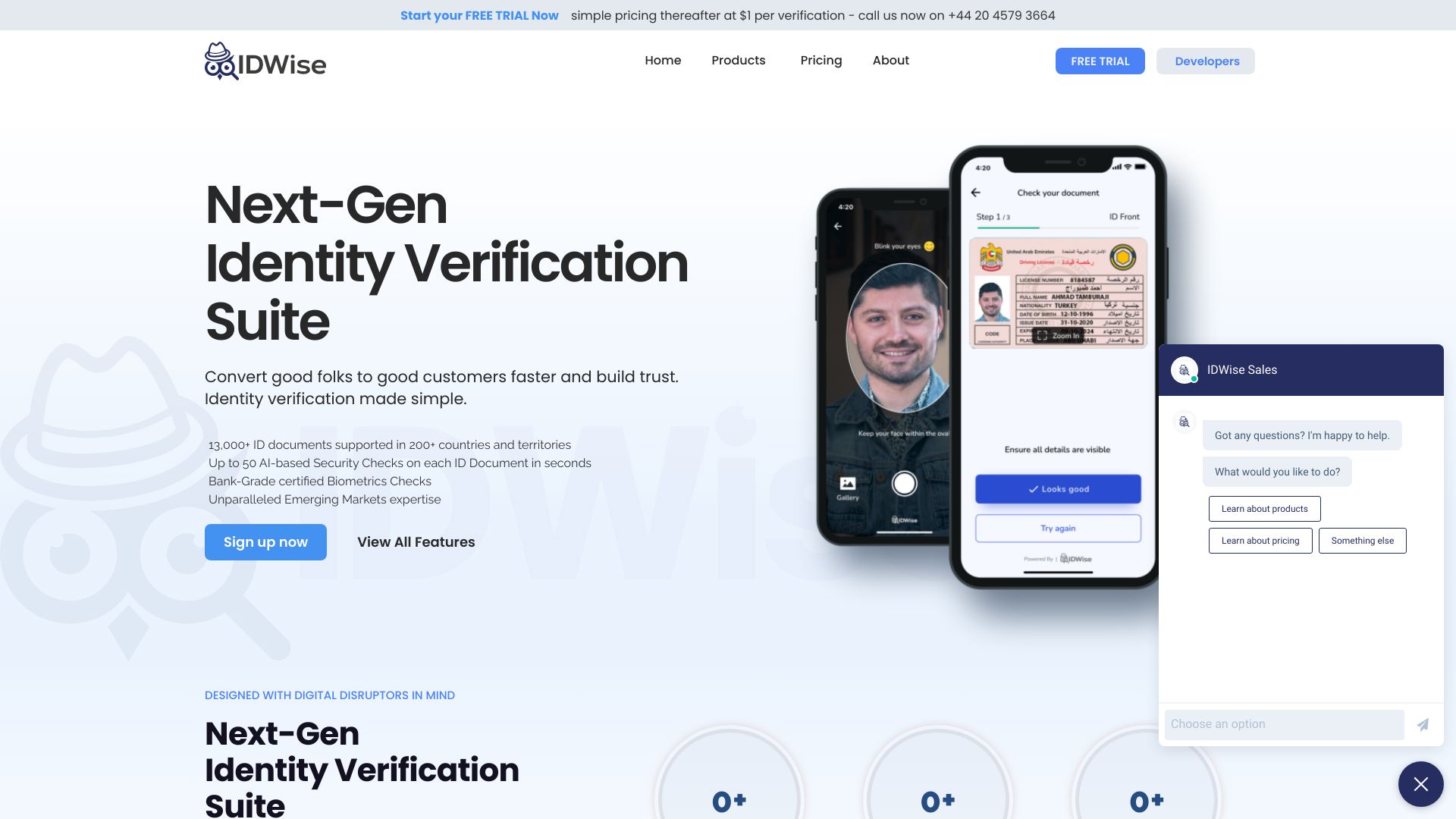 IDWise Identity Verification, eKYC & AML网页截图,IDWise Identity Verification, eKYC & AML网页快照