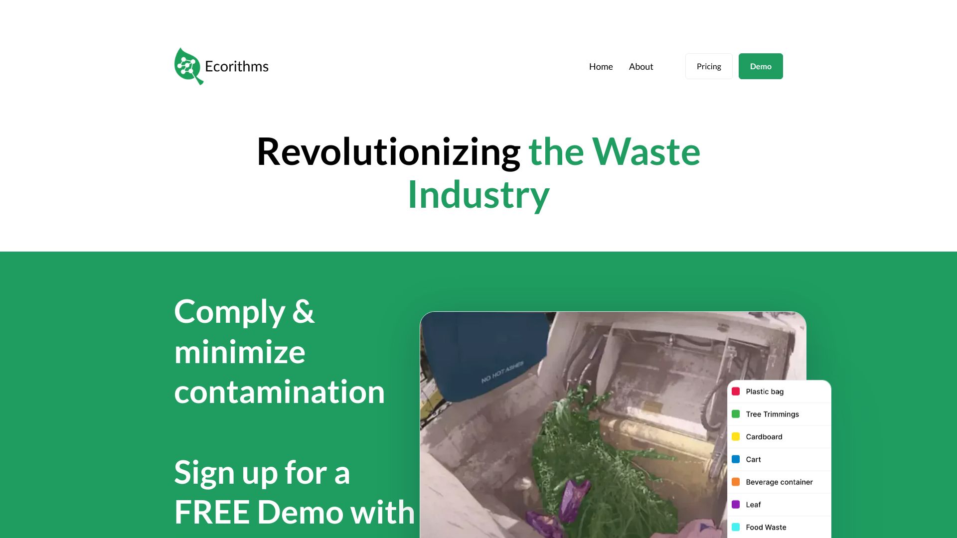 WasteAID网页截图,WasteAID网页快照