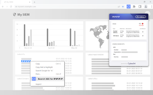 Risk Intelligence Web Extension网页截图,Risk Intelligence Web Extension网页快照