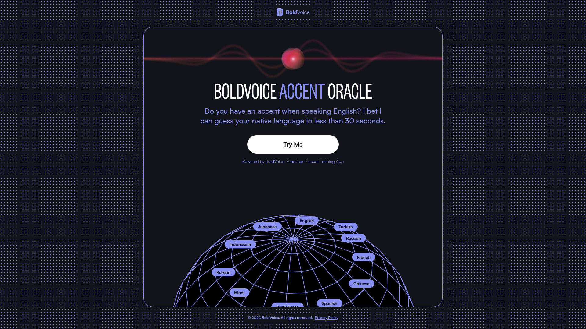 BoldVoice Accent Oracle网页截图,BoldVoice Accent Oracle网页快照