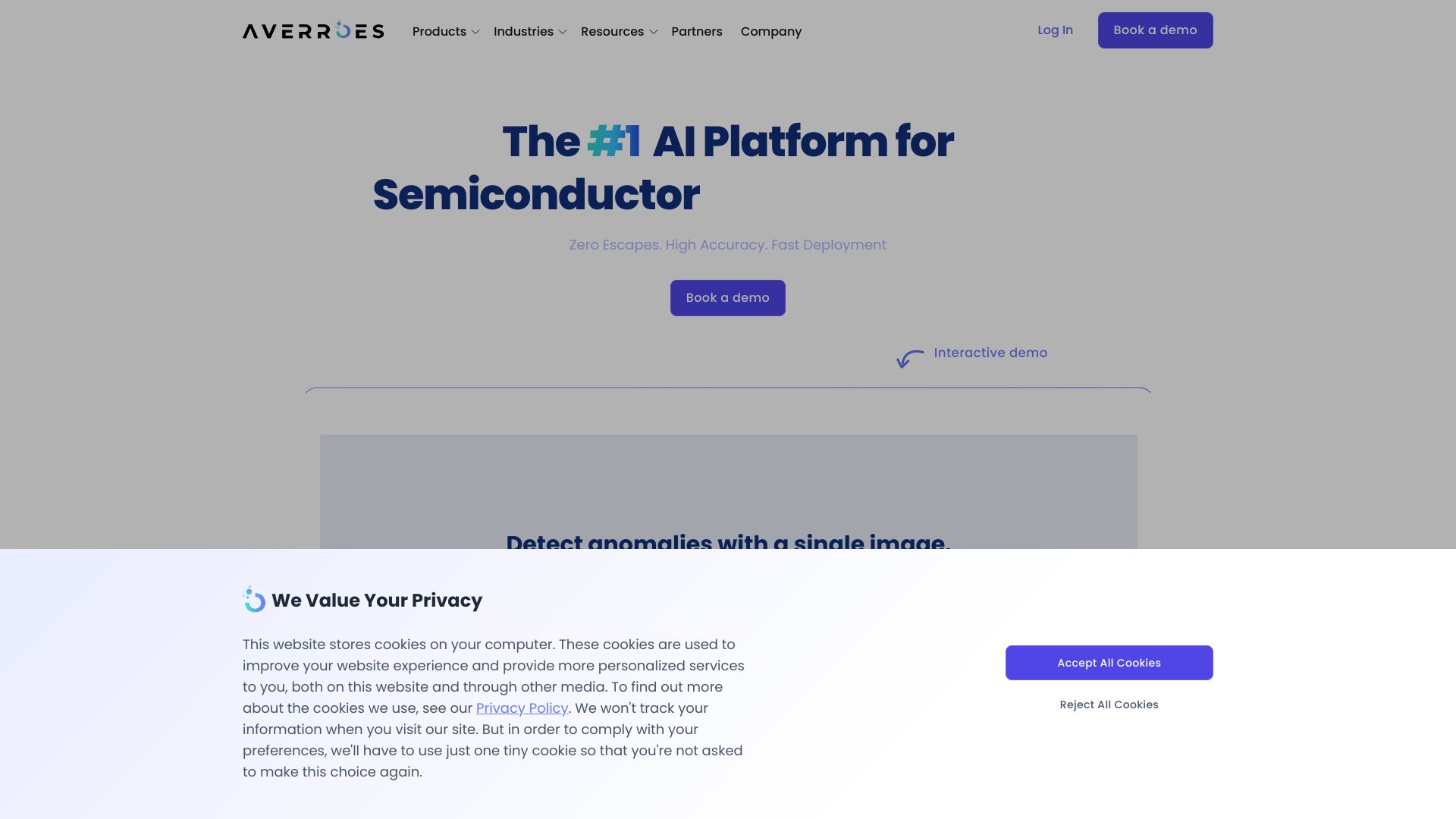 Averroes Ai Automated Visual Inspection网页截图,Averroes Ai Automated Visual Inspection网页快照
