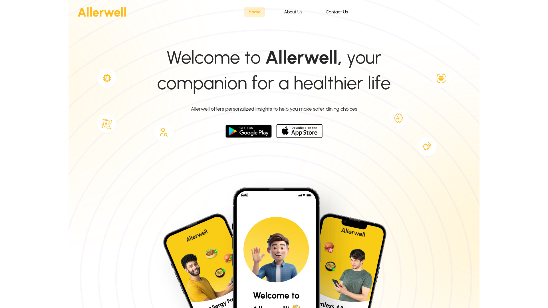 Allerwell网页截图,Allerwell网页快照