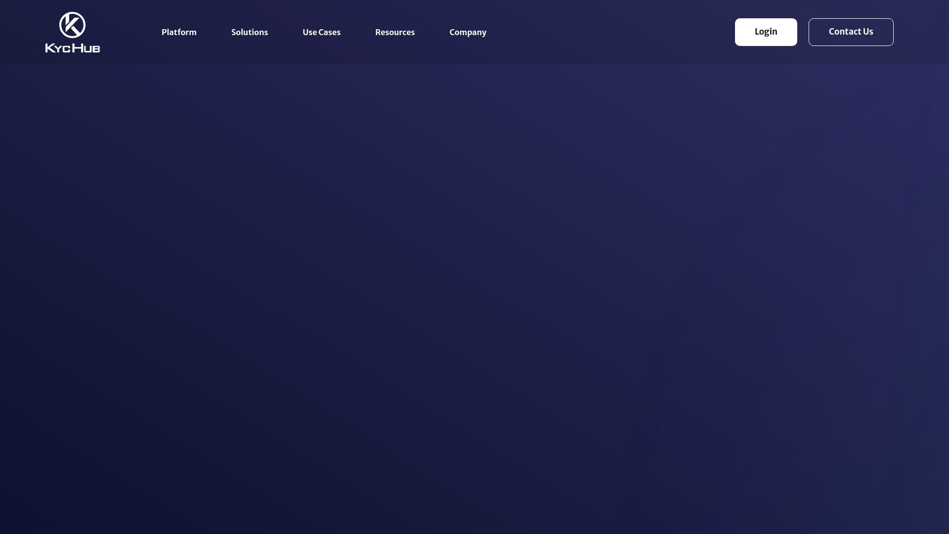 KYC Hub网页截图,KYC Hub网页快照