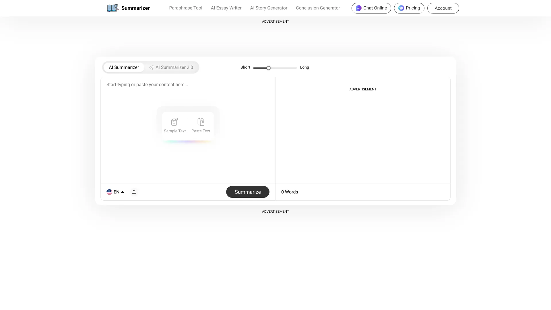 summarizer.org网页截图,summarizer.org网页快照