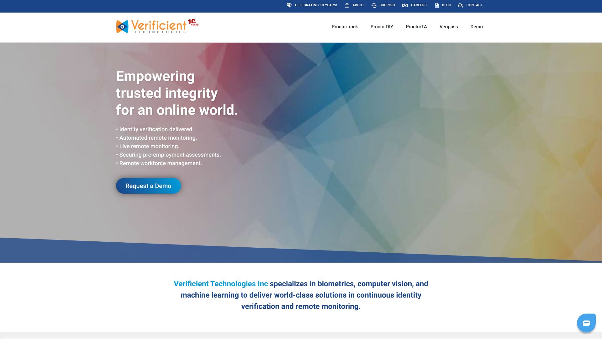 Verificient网页截图,Verificient网页快照