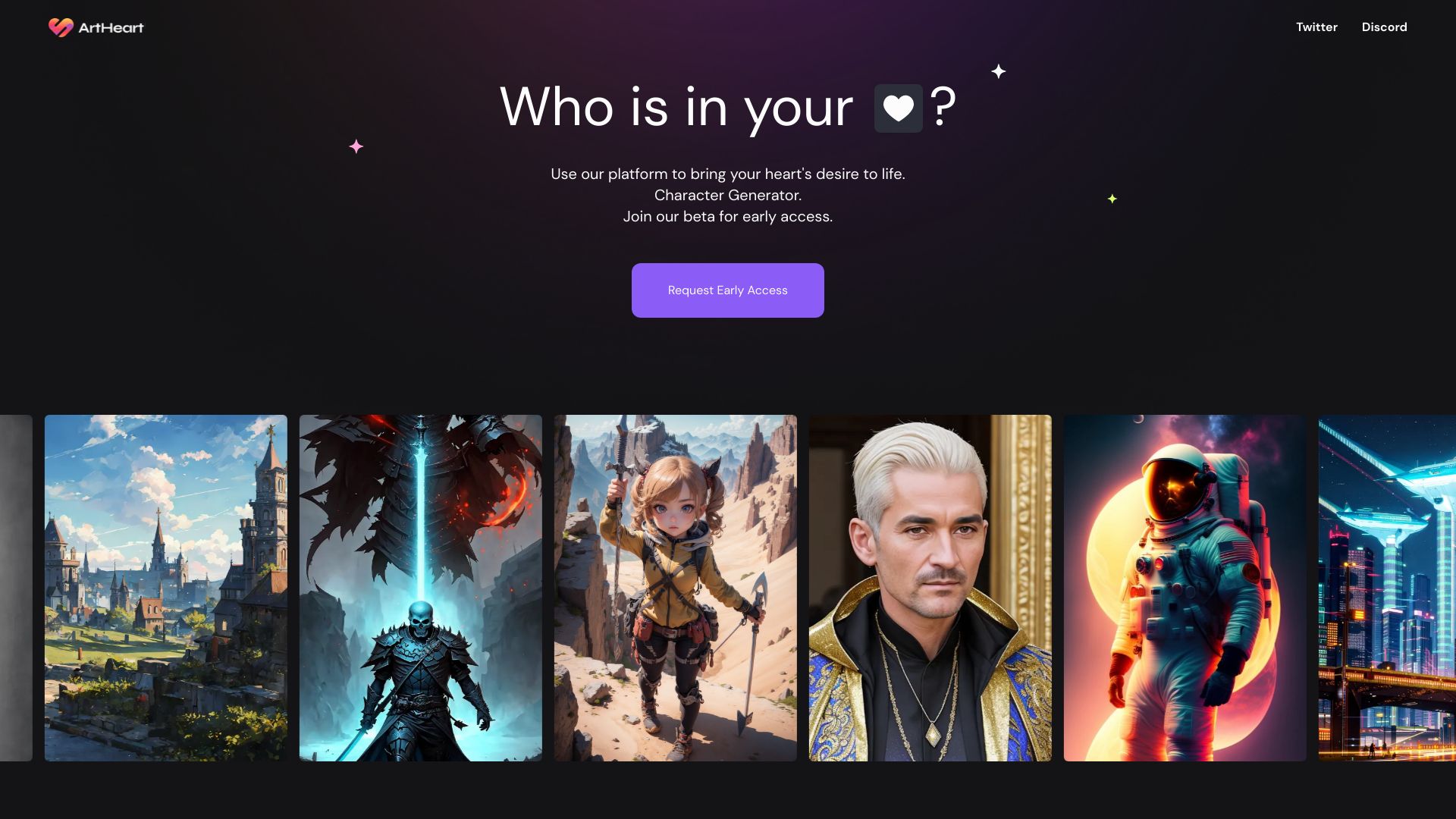 ArtHeart网页截图,ArtHeart网页快照