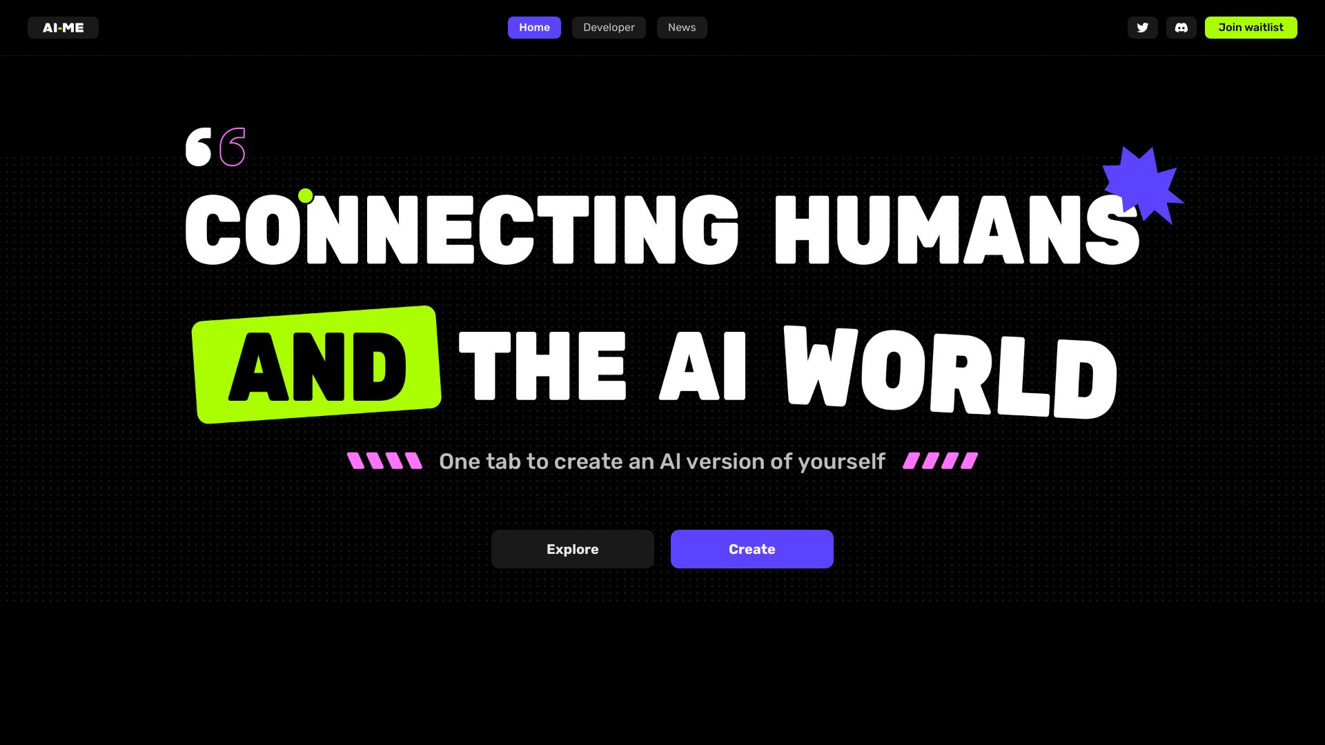 AI-ME网页截图,AI-ME网页快照