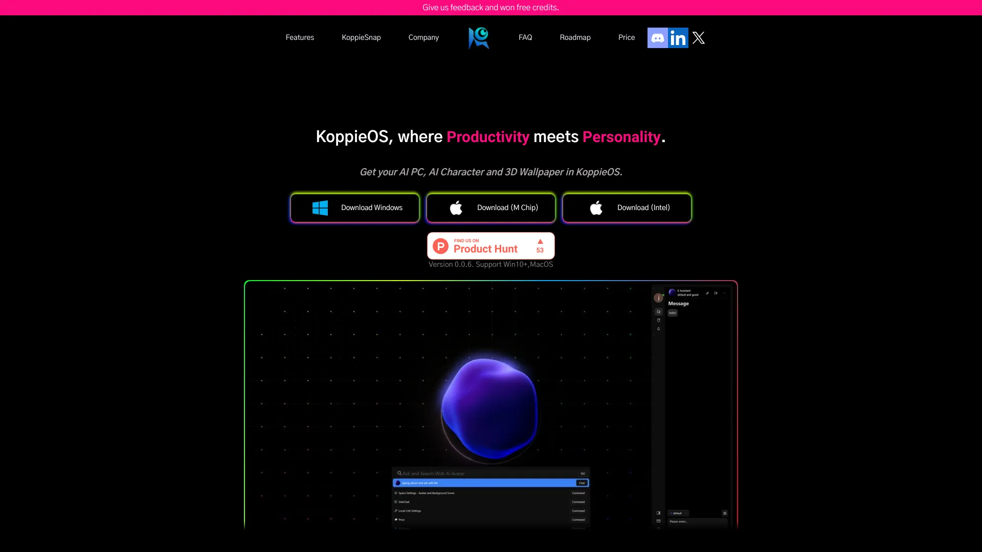 KoppieOS-Your Personalized Desktop网页截图,KoppieOS-Your Personalized Desktop网页快照