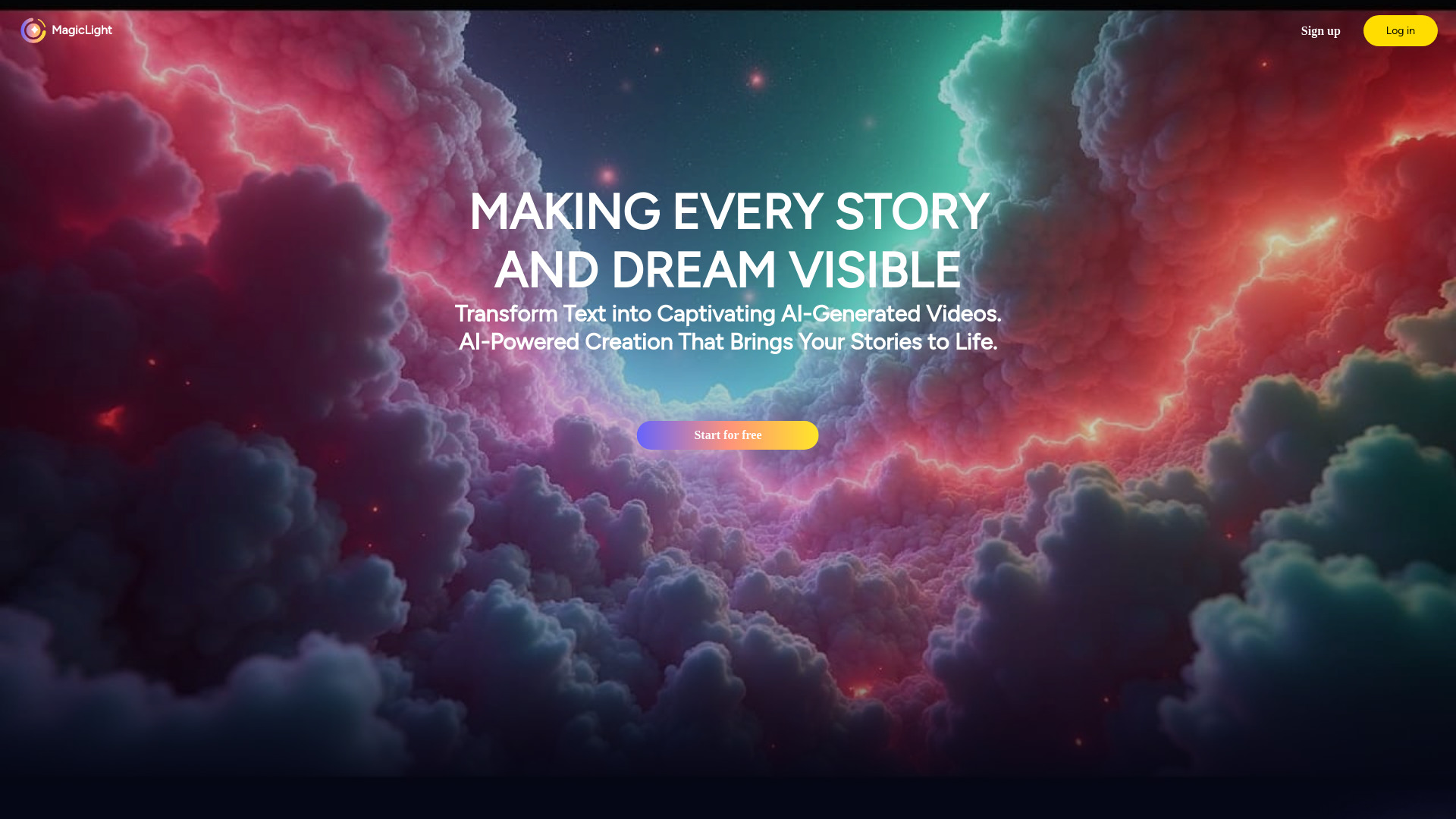 MagicLight网页截图,MagicLight网页快照