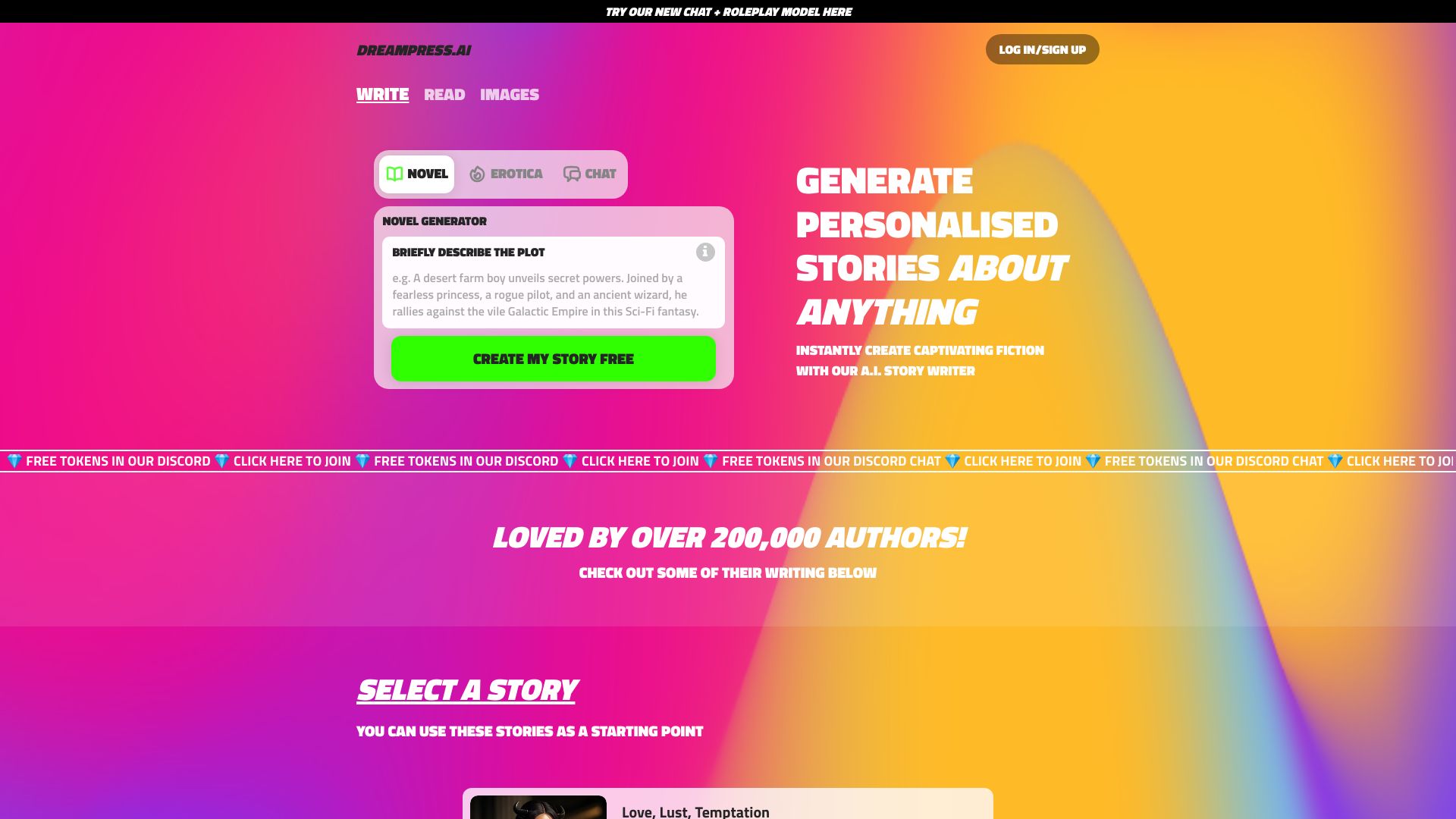 DREAMPRESS网页截图,DREAMPRESS网页快照