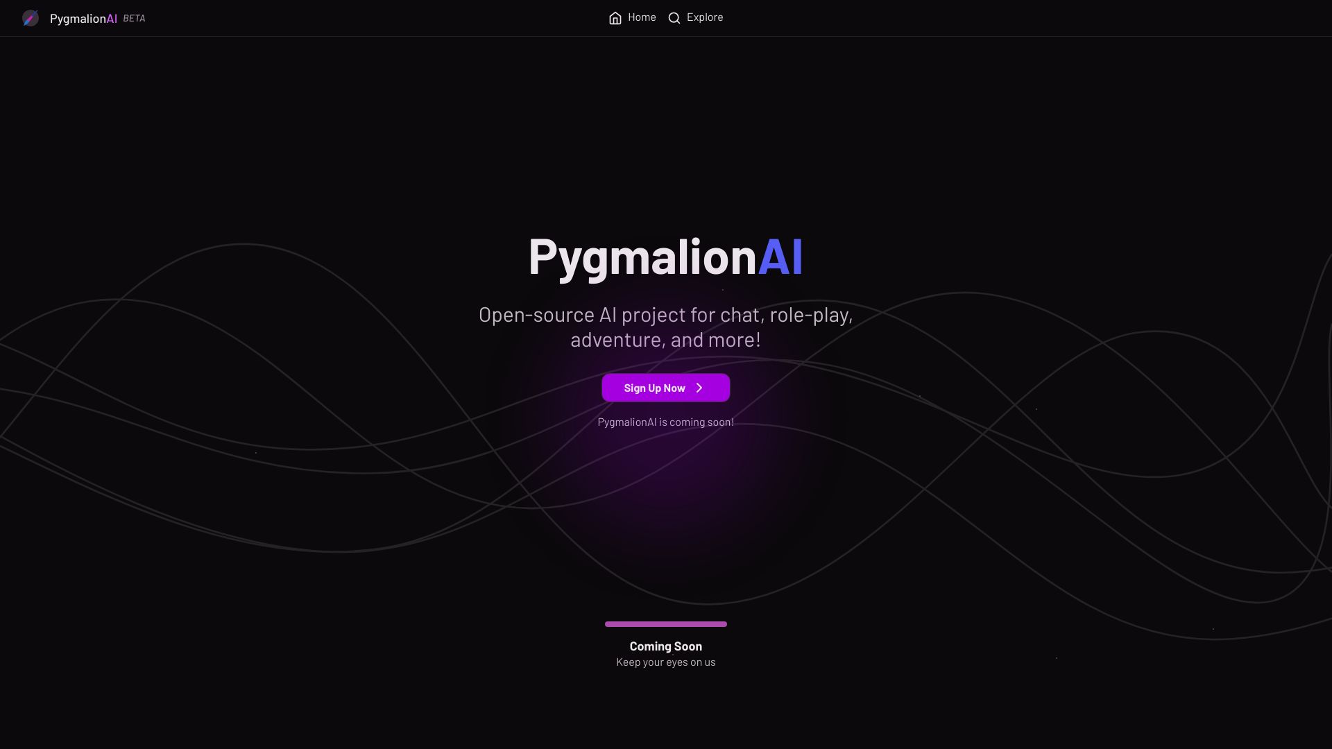 Pygmalion AI网页截图,Pygmalion AI网页快照