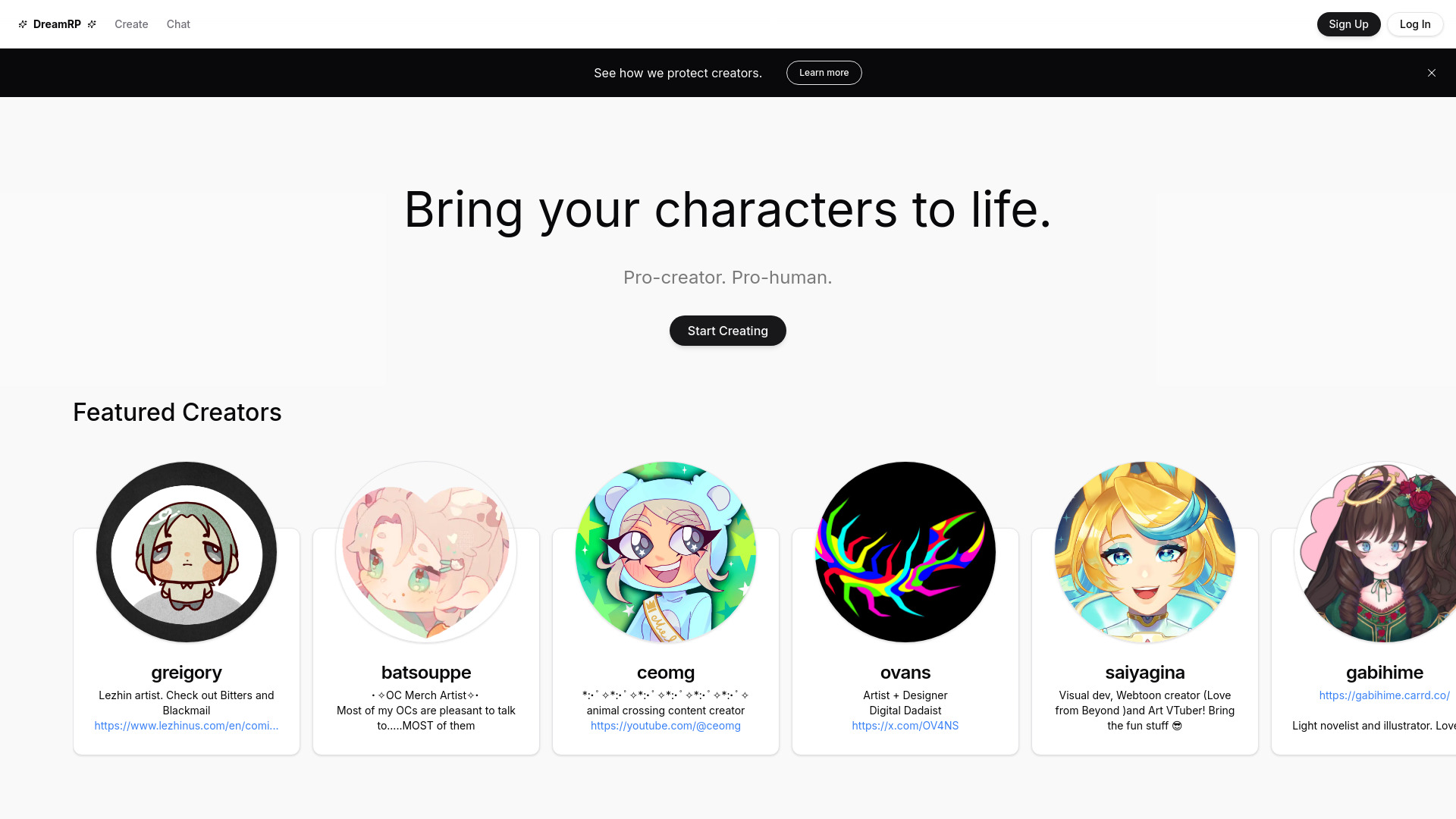 DreamRP网页截图,DreamRP网页快照