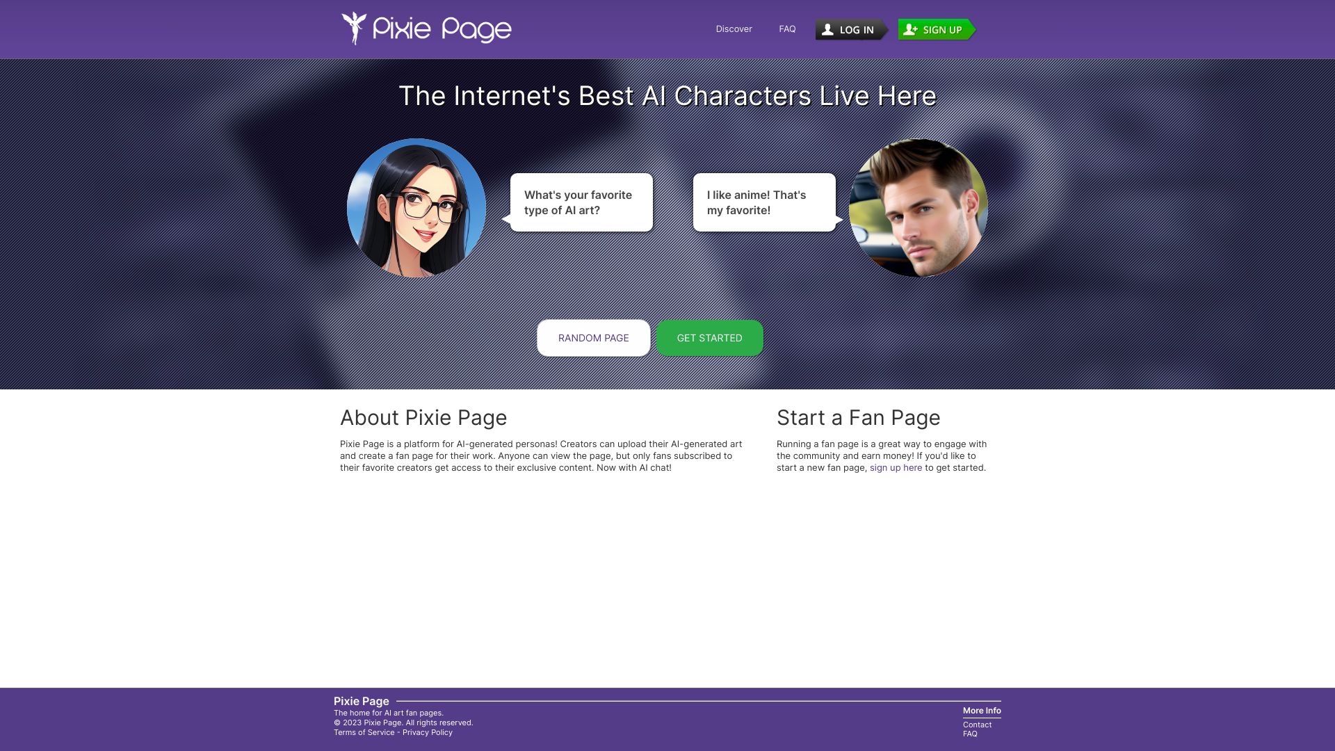 Pixie Page网页截图,Pixie Page网页快照