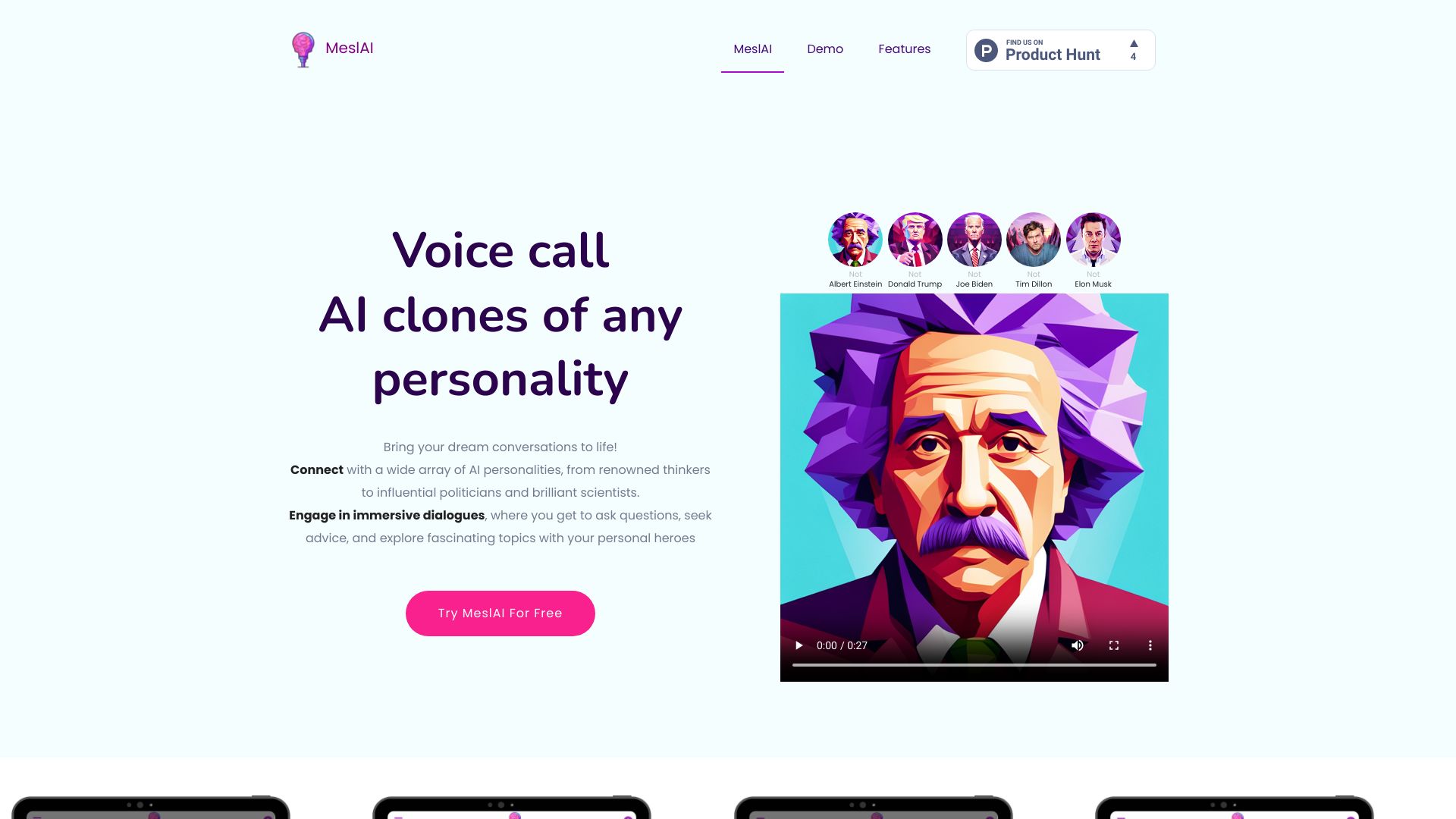 MeslAI网页截图,MeslAI网页快照