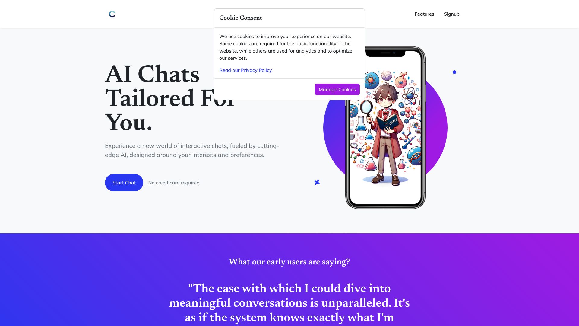 Chaperoned网页截图,Chaperoned网页快照