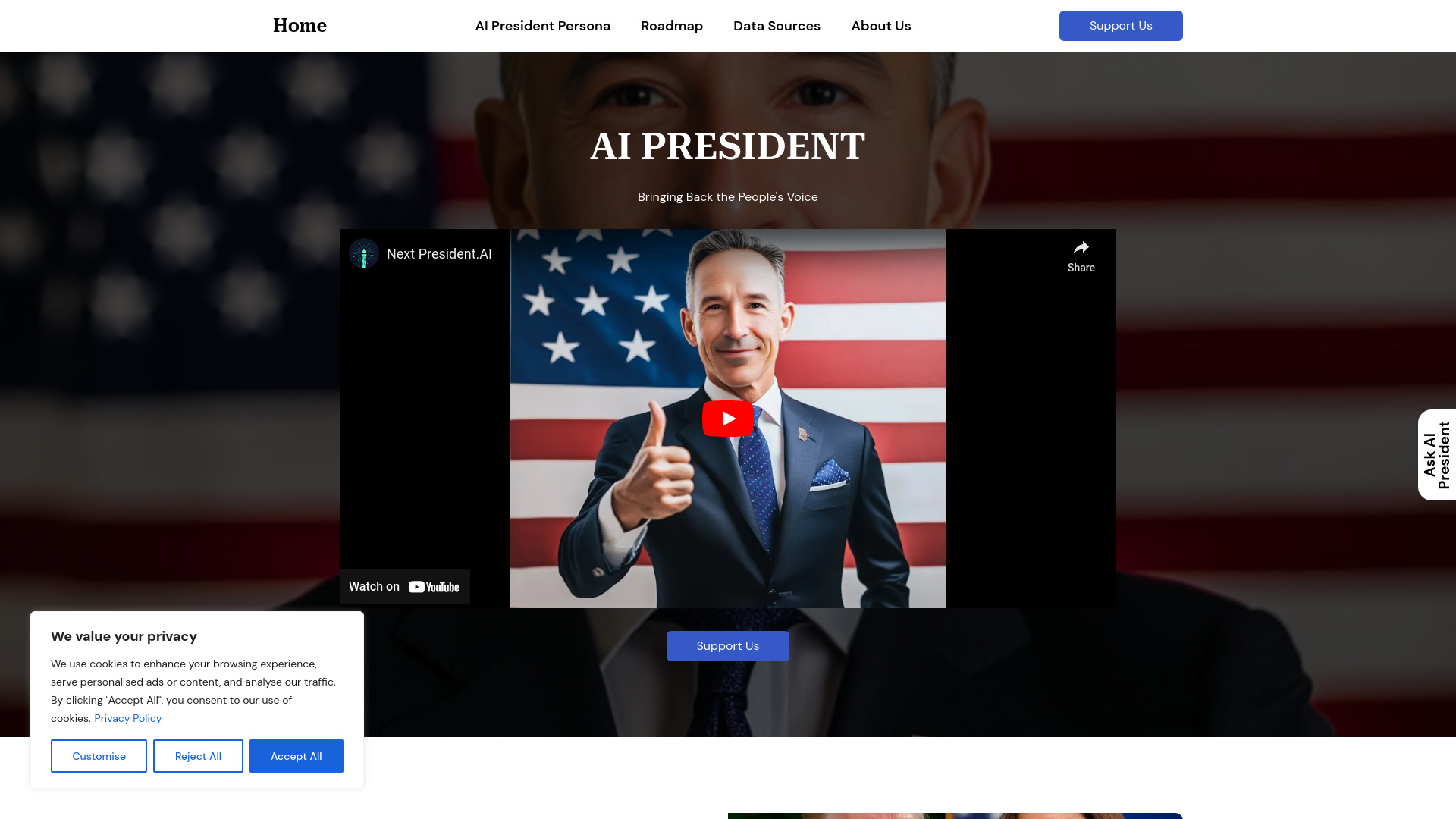 NextPresident.ai网页截图,NextPresident.ai网页快照