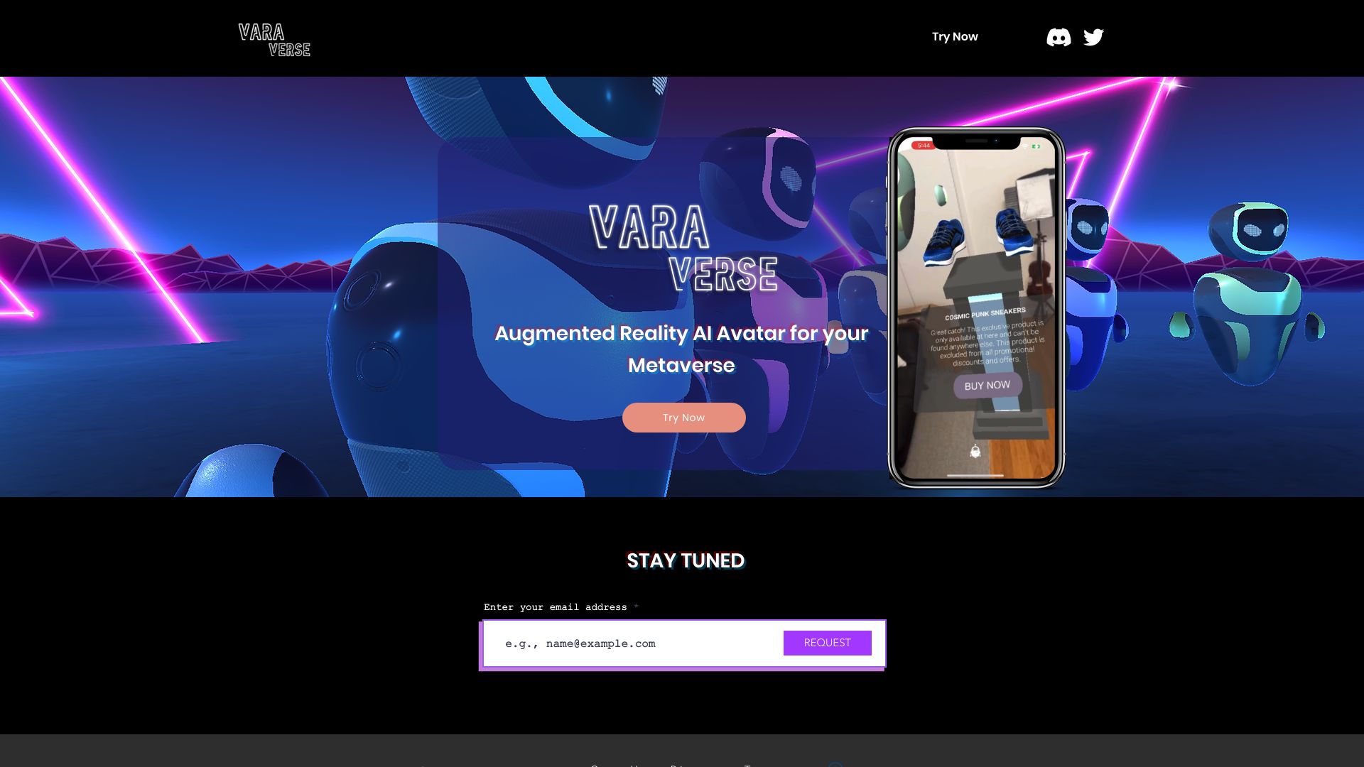 Varaverse网页截图,Varaverse网页快照