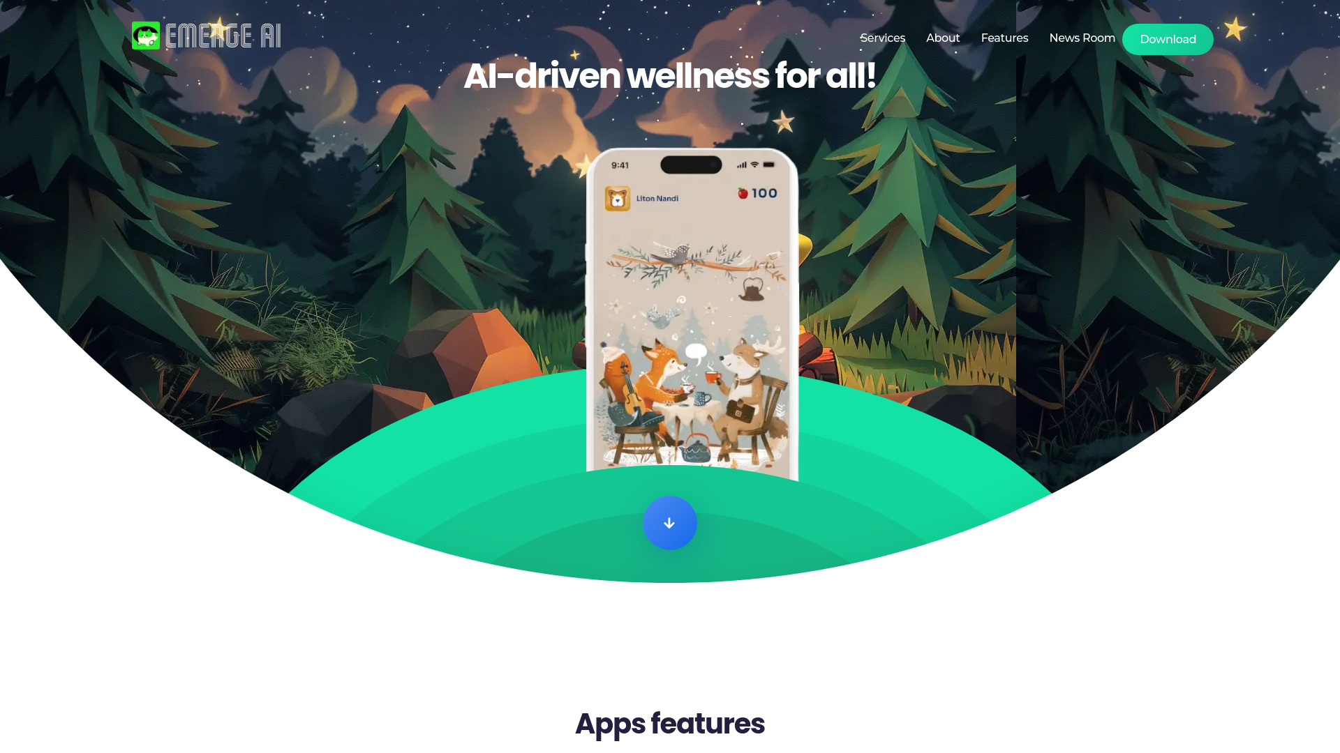 Emerge AI (MVP)网页截图,Emerge AI (MVP)网页快照