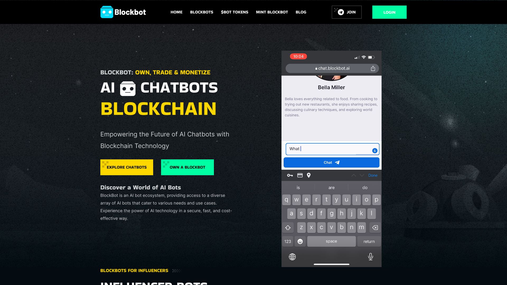 BlockBot网页截图,BlockBot网页快照