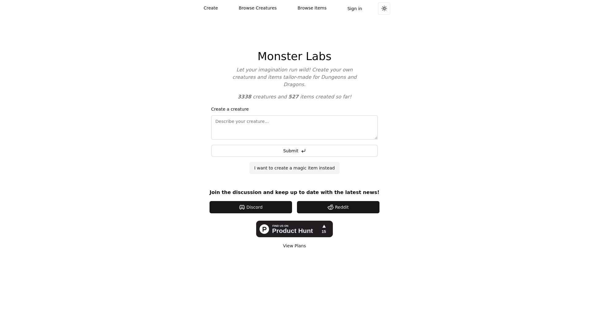Monster Labs网页截图,Monster Labs网页快照