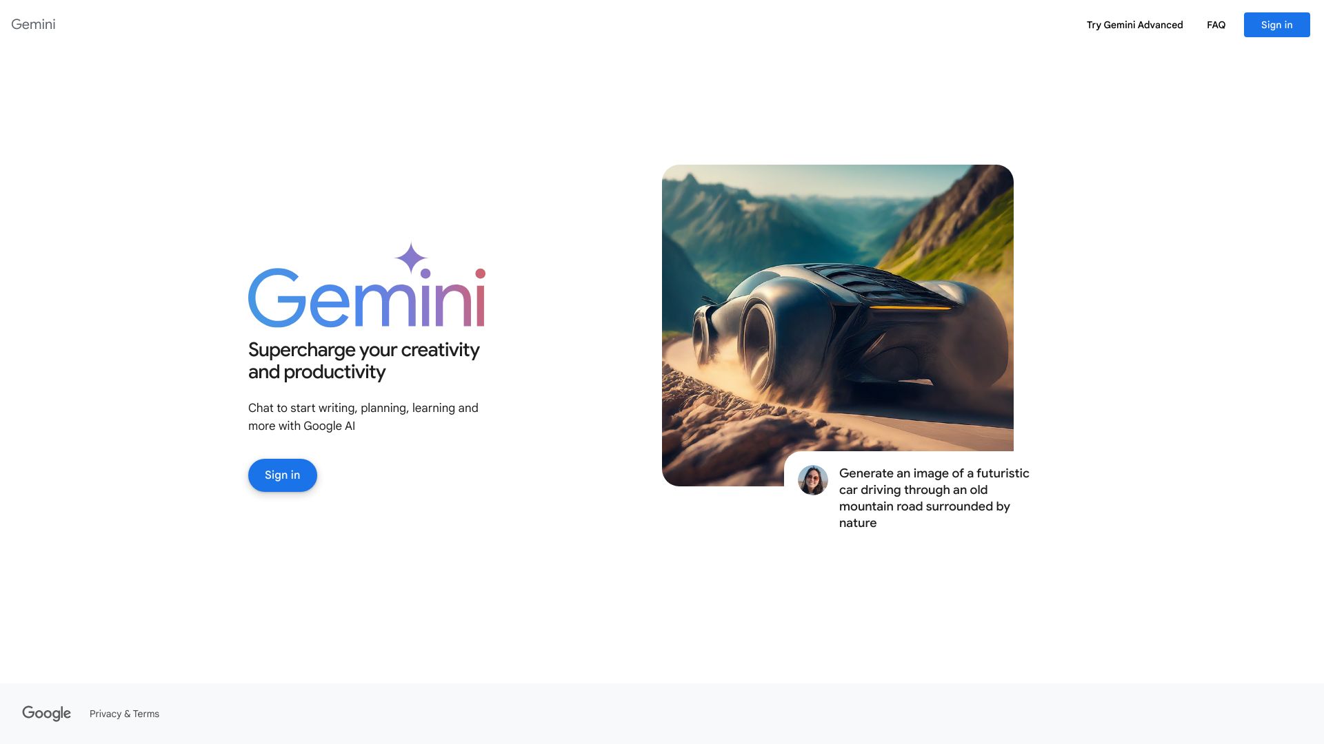 Gemini & Gemini Advanced网页截图,Gemini & Gemini Advanced网页快照