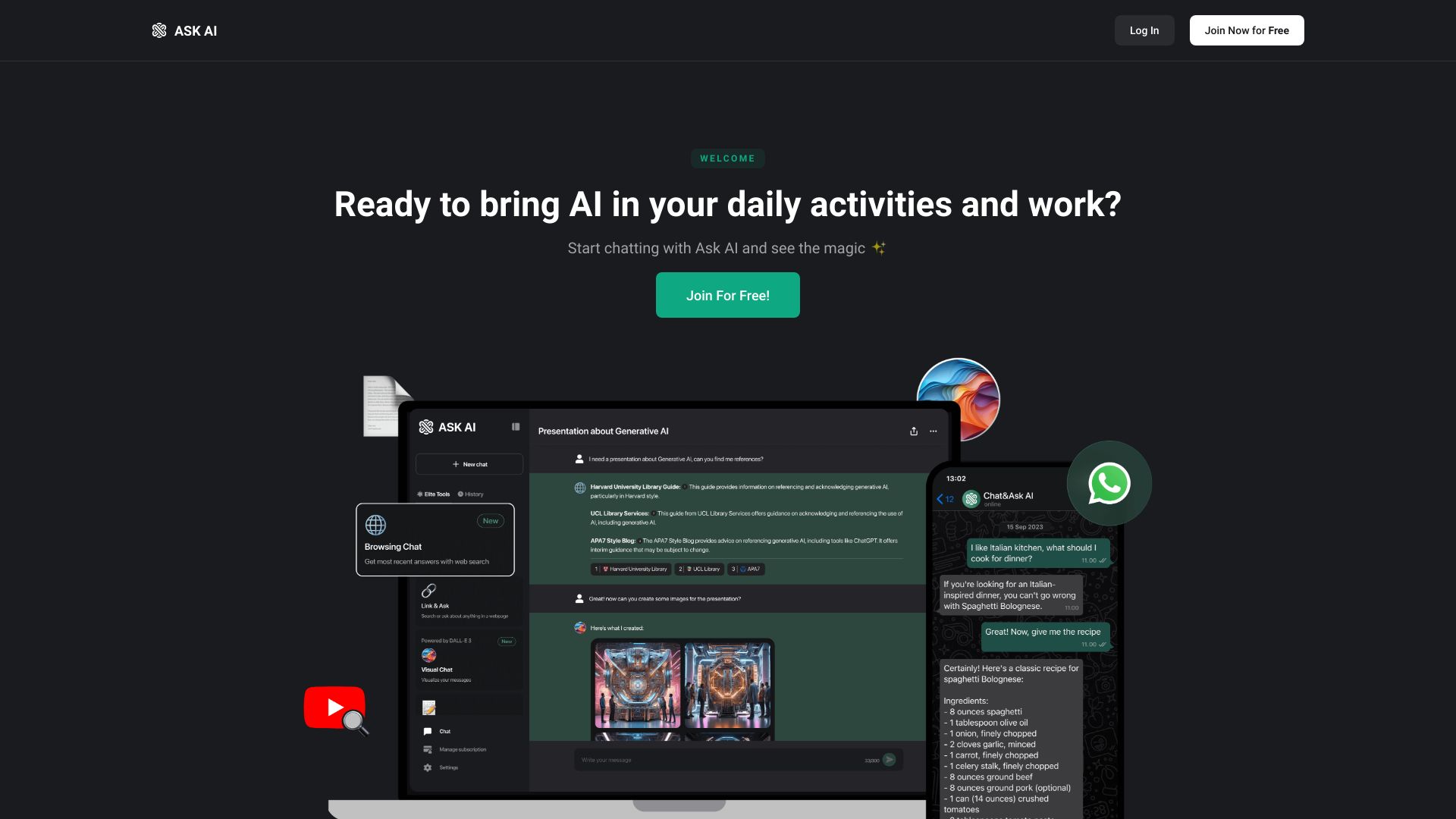 Ask AI – AI Powered Chat Bot Assistant网页截图,Ask AI – AI Powered Chat Bot Assistant网页快照