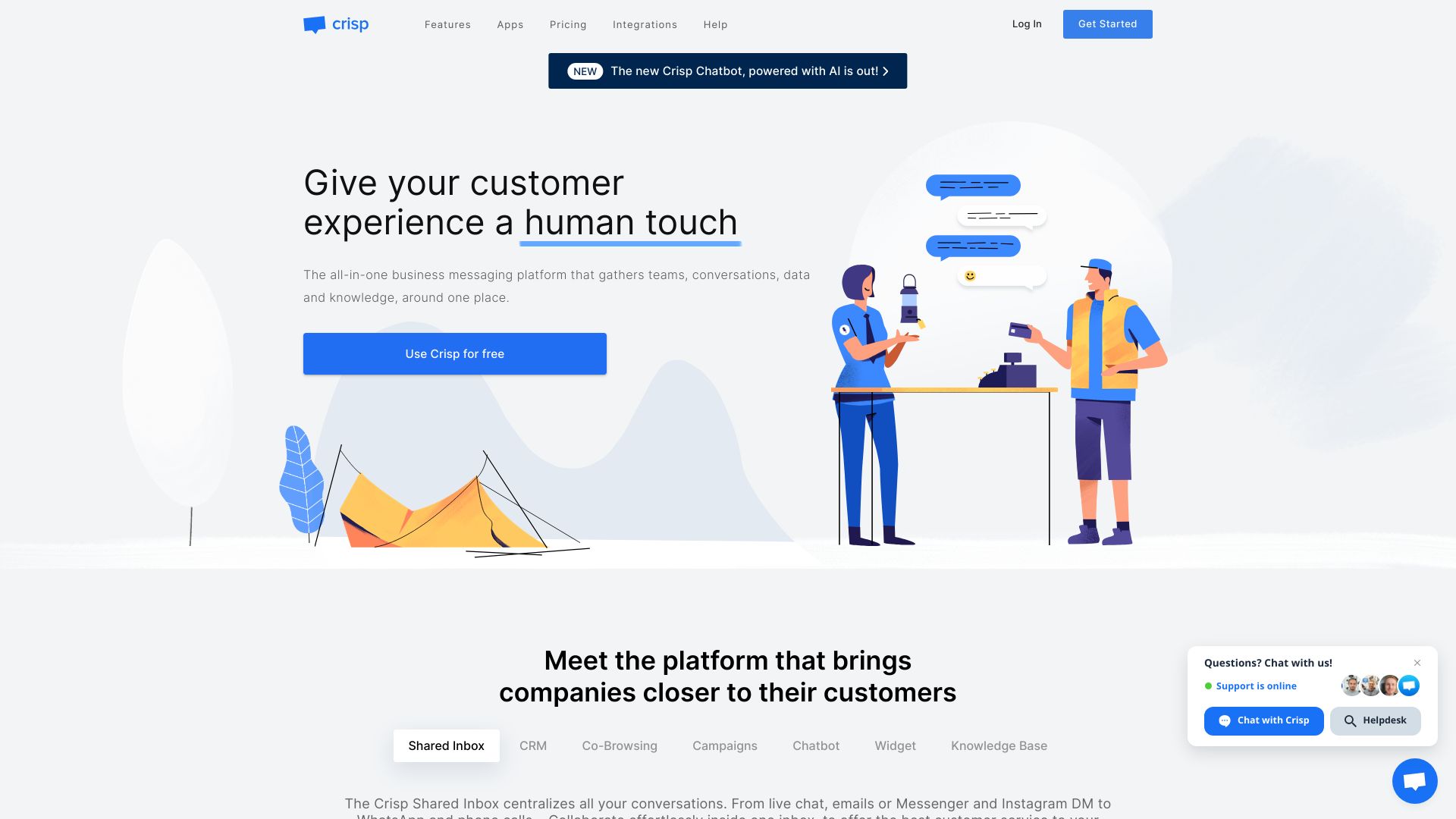 Crisp网页截图,Crisp网页快照