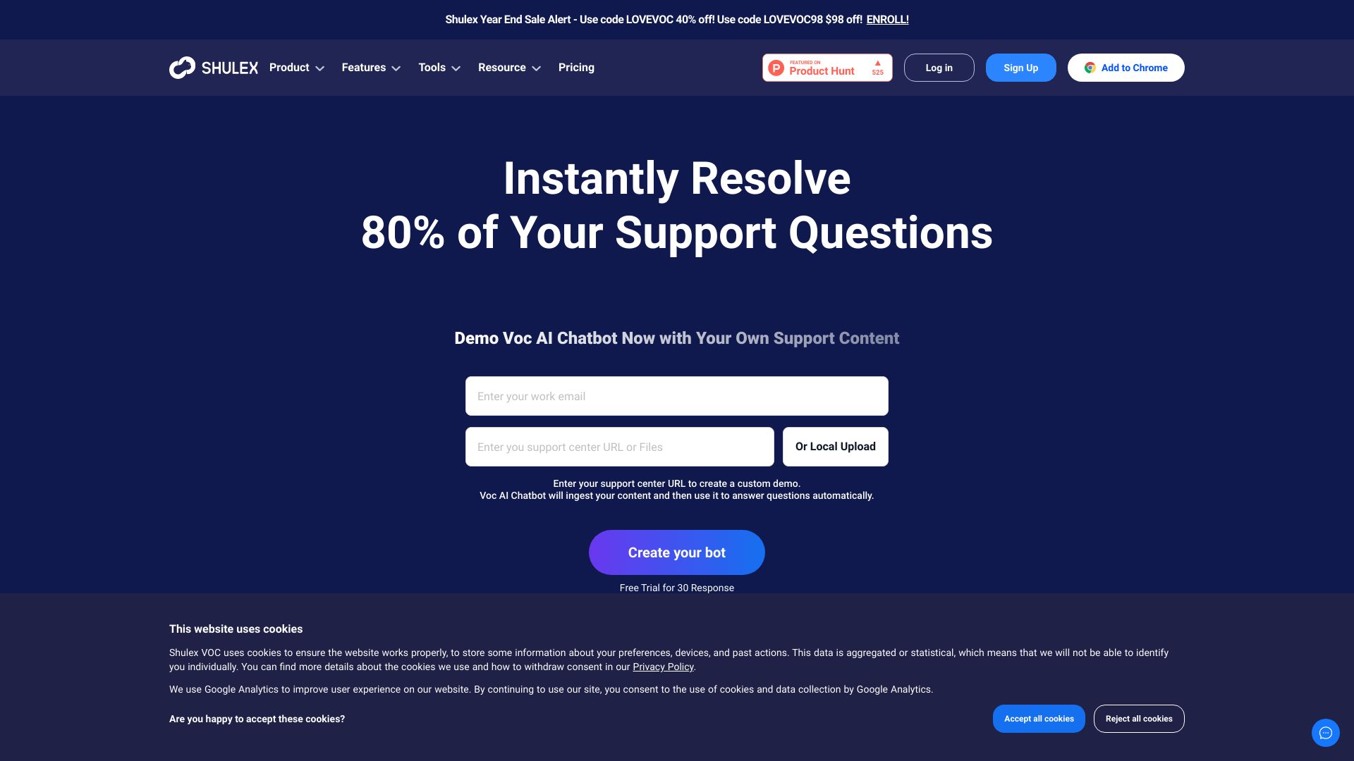 VocAI Chatbot网页截图,VocAI Chatbot网页快照